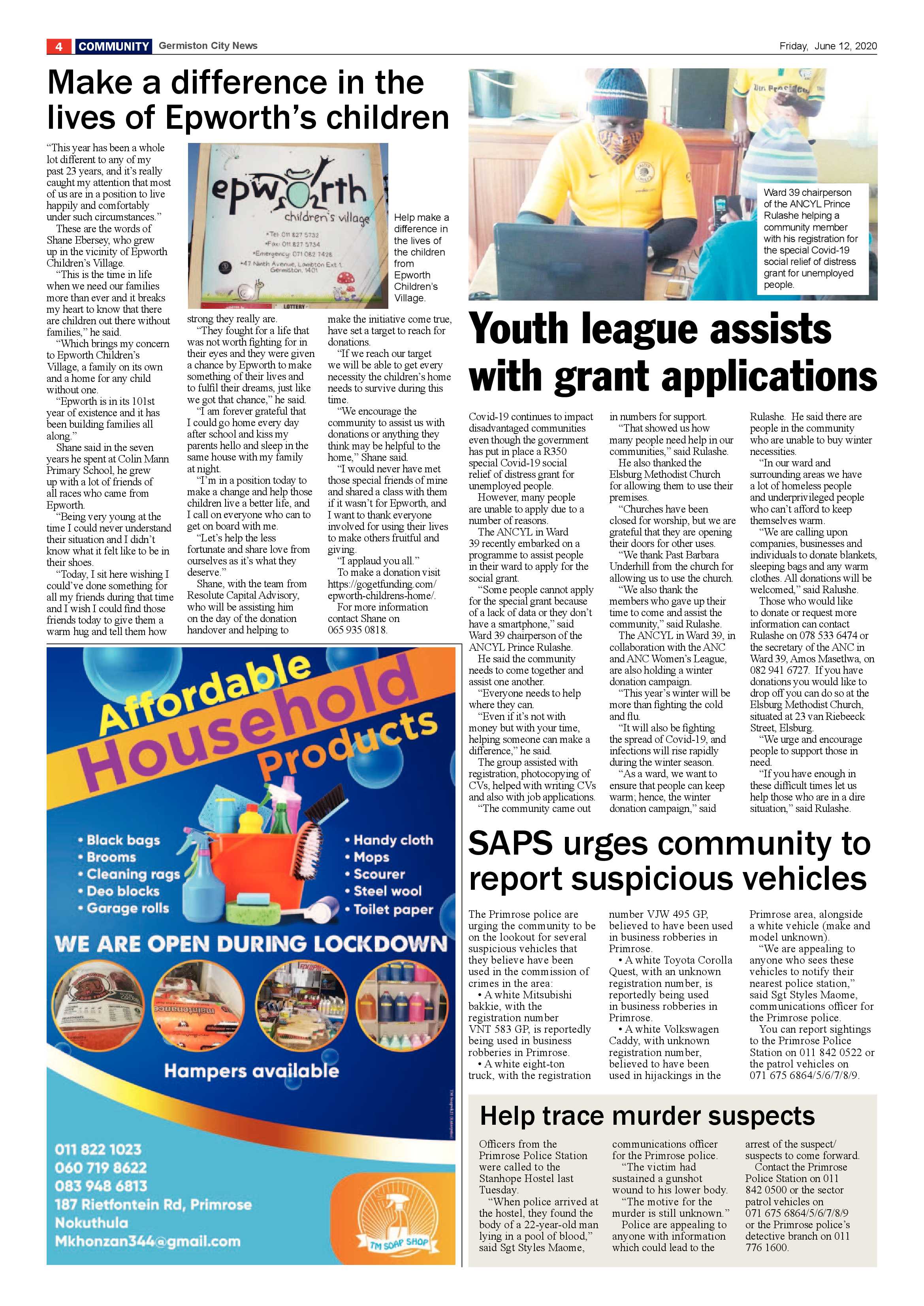 Germiston City News 10 June 2020 page 4