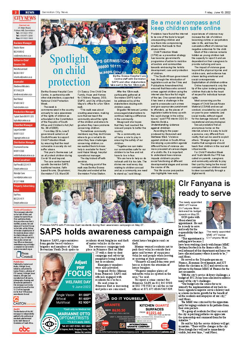 Germiston City News 10 June 2022 page 2