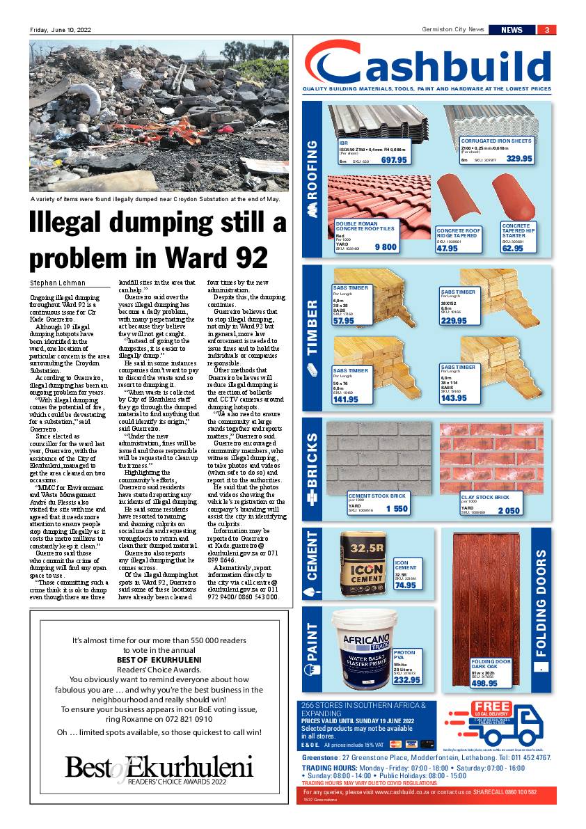 Germiston City News 10 June 2022 page 3