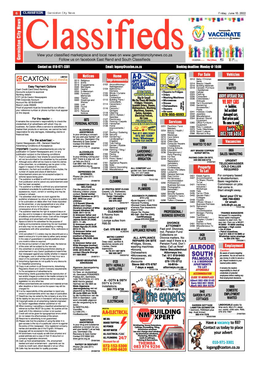 Germiston City News 10 June 2022 page 6
