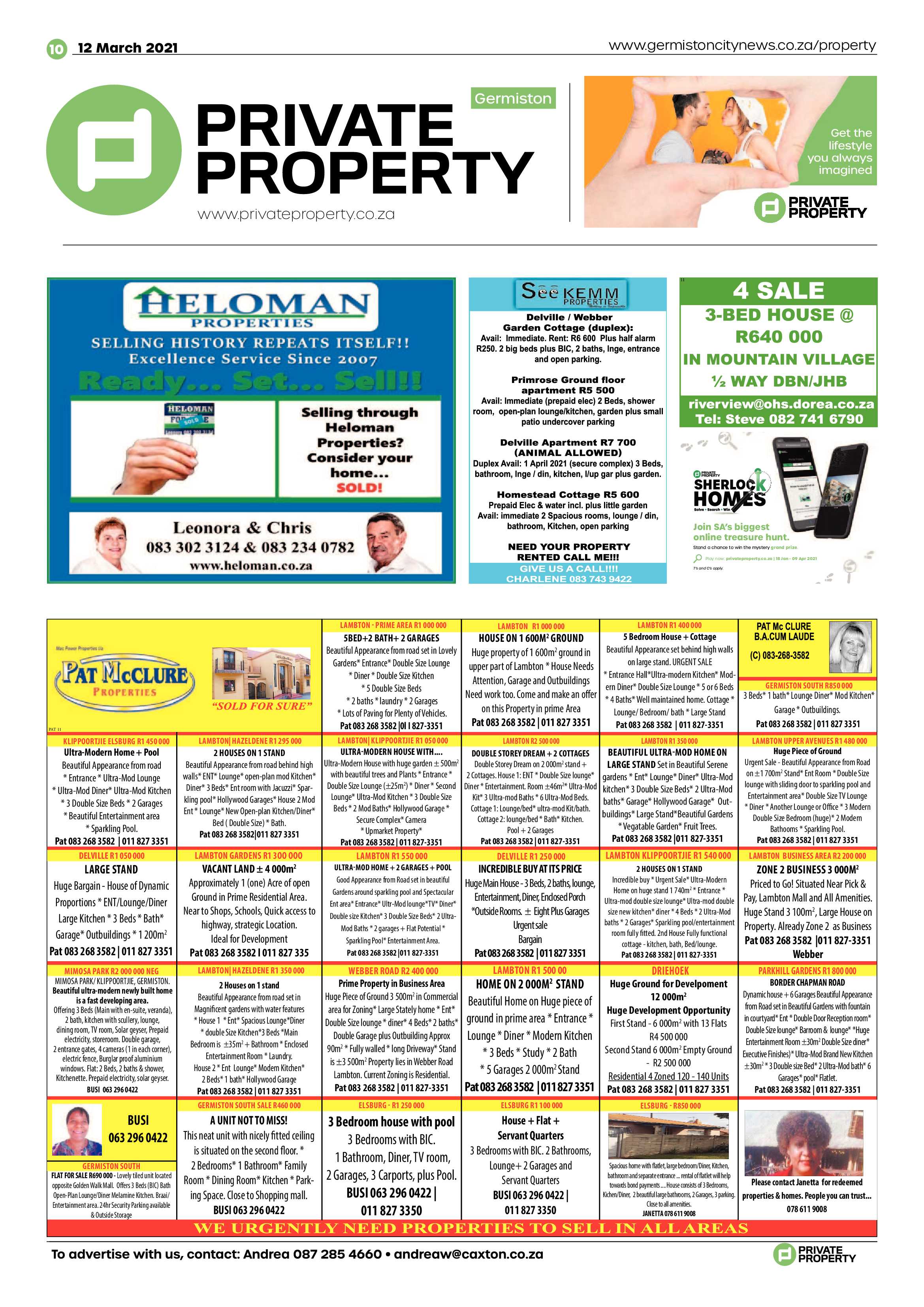 Germiston City News 10 March 2021 page 10