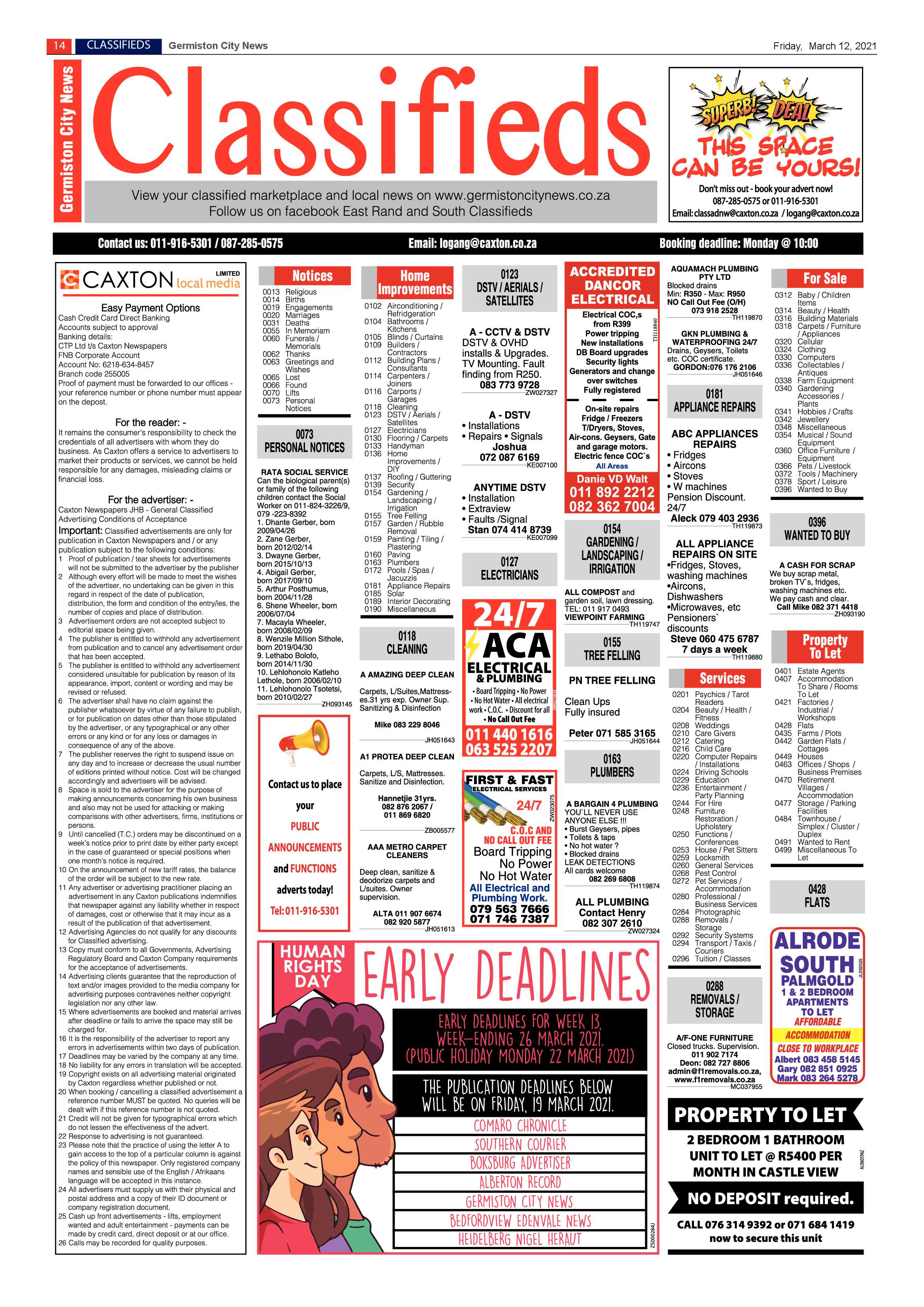 Germiston City News 10 March 2021 page 14