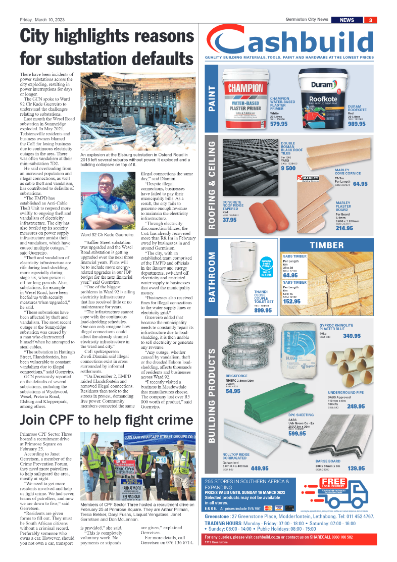 Germiston City News 10 March 2023 page 3