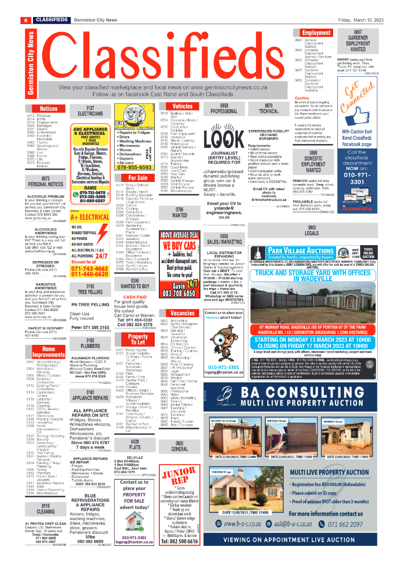 Germiston City News 10 March 2023 page 6