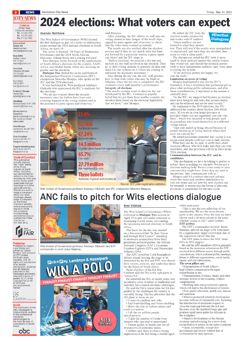 Germiston City News 10 May 2024 page 2