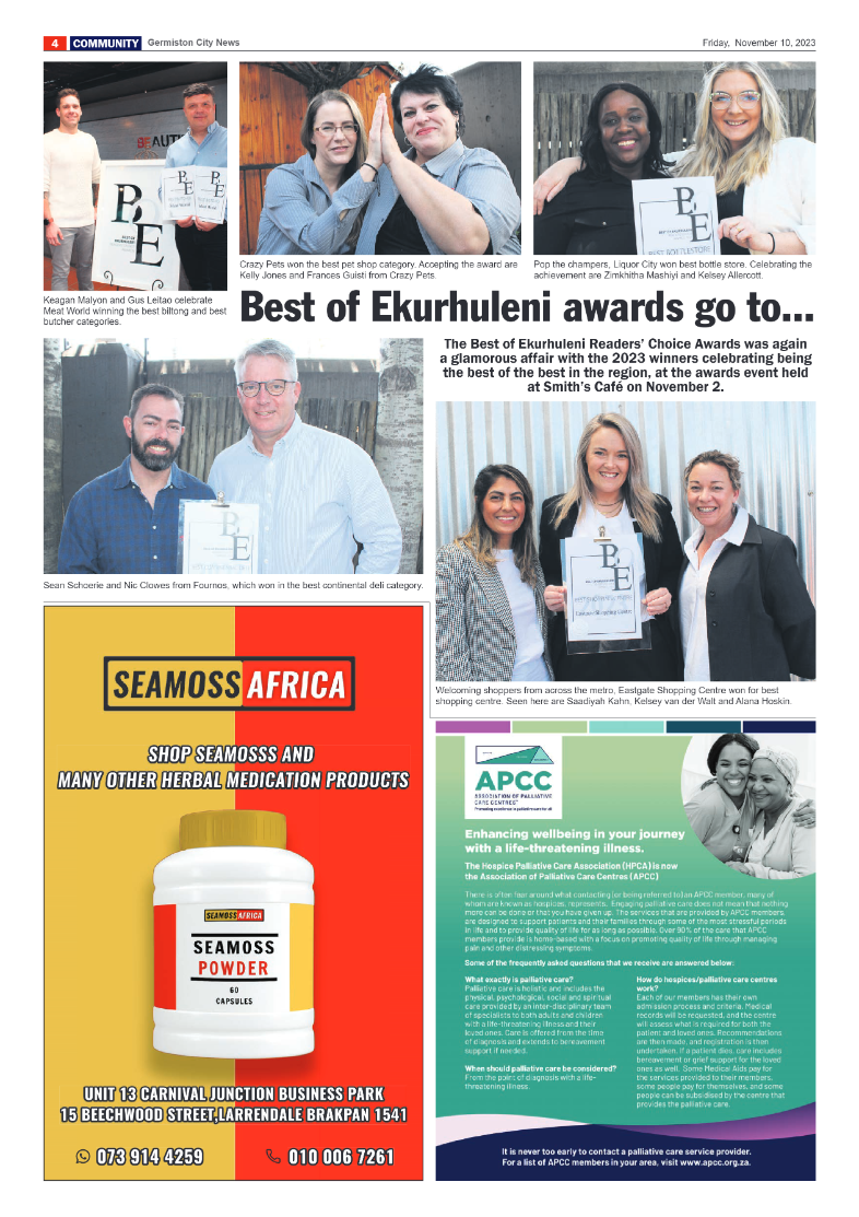 Germiston City News 10 November 2023 page 4