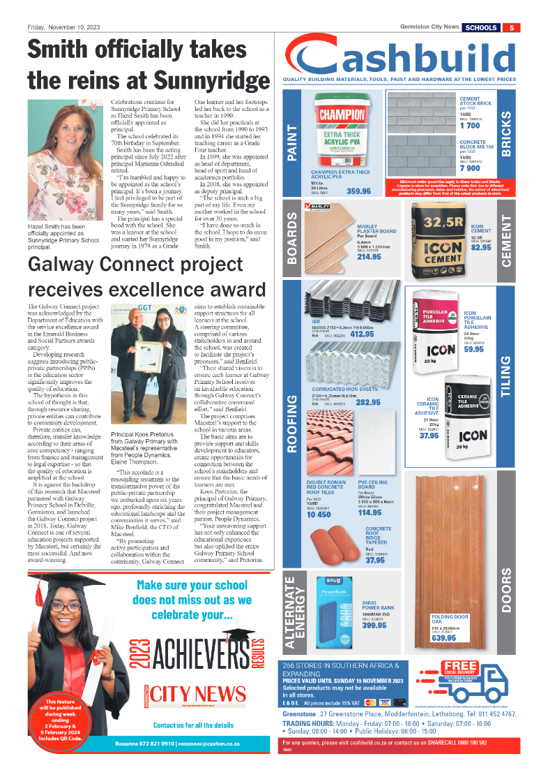 Germiston City News 10 November 2023 page 5