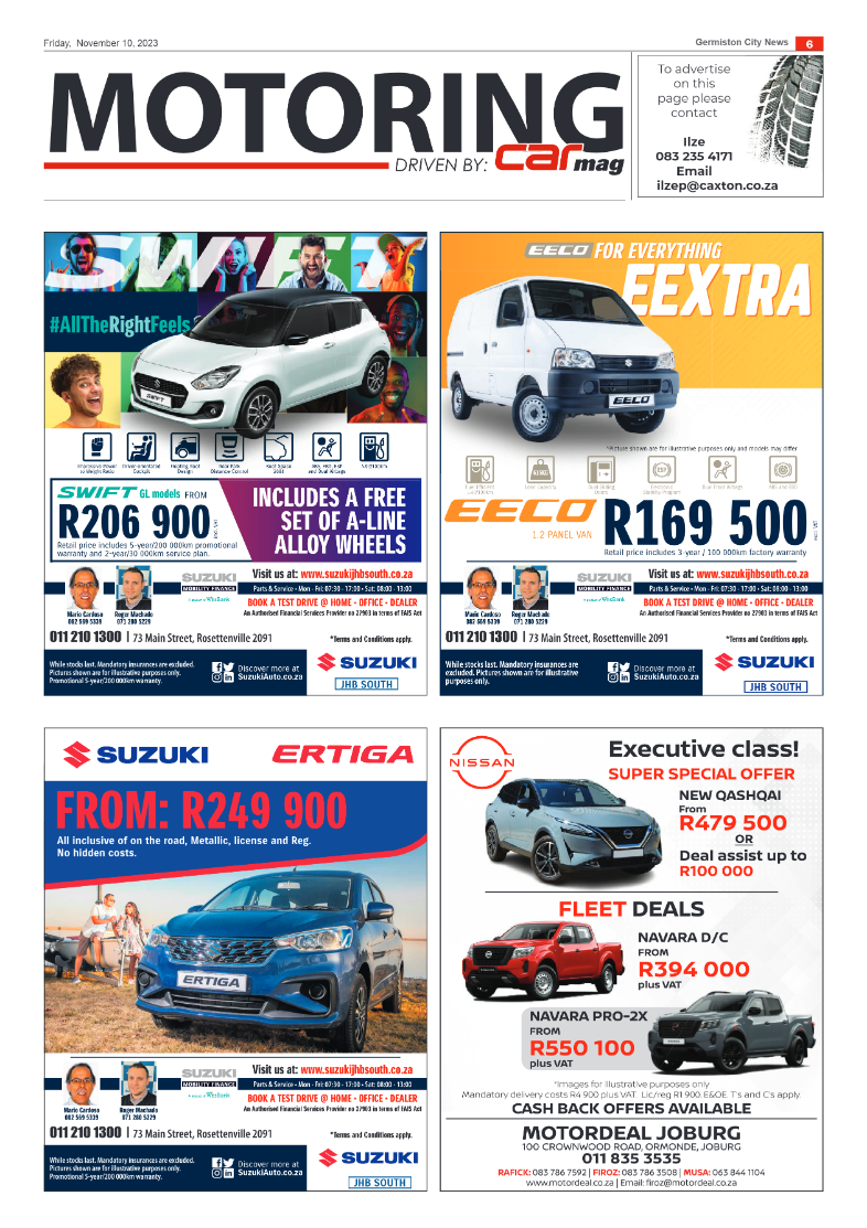 Germiston City News 10 November 2023 page 6