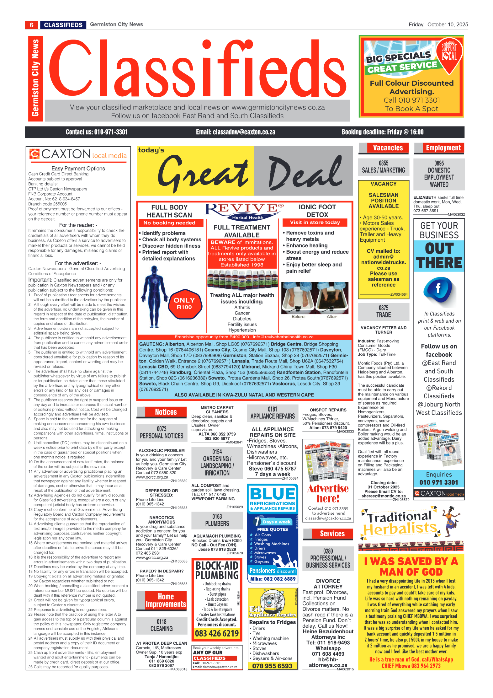Germiston City News 10 October 2025 page 6