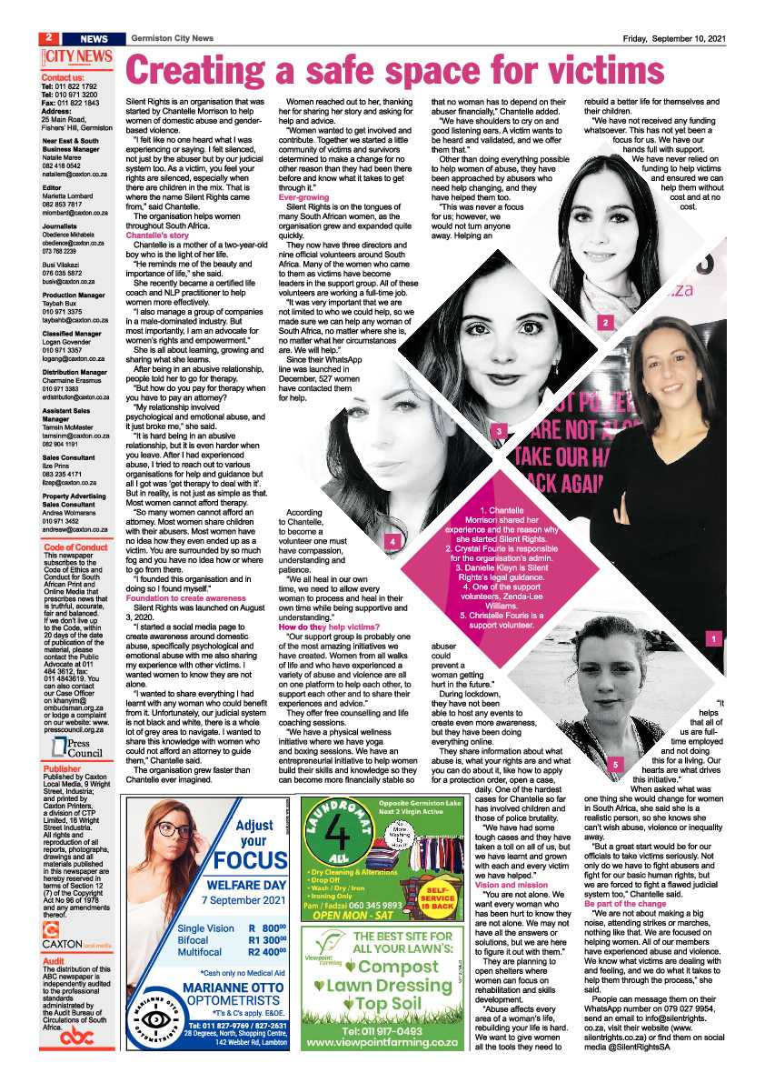 Germiston City News 10 September 2021 page 2