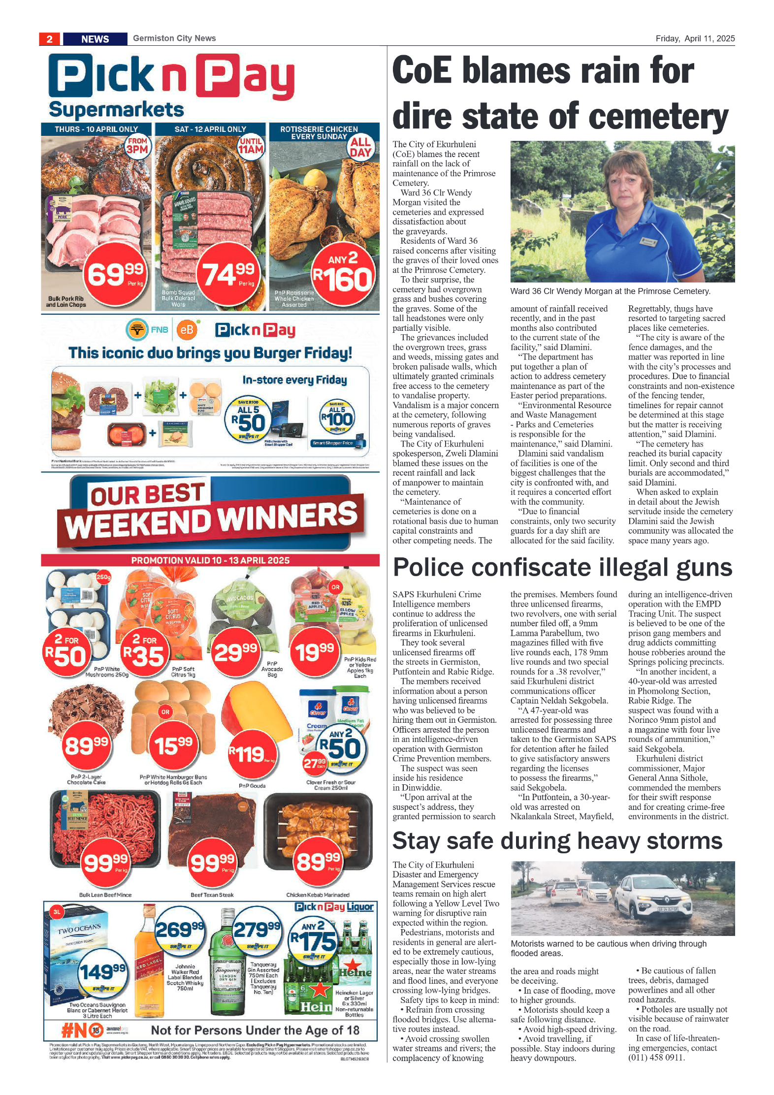 Germiston City News 11 April 2025 page 2