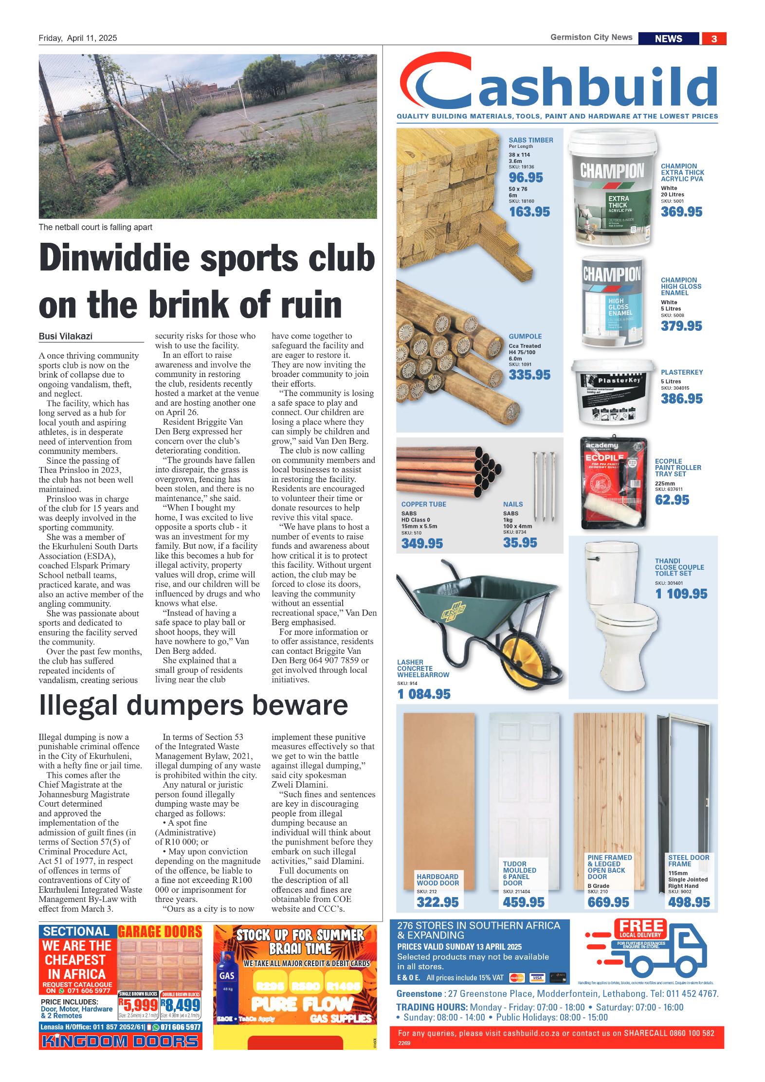 Germiston City News 11 April 2025 page 3