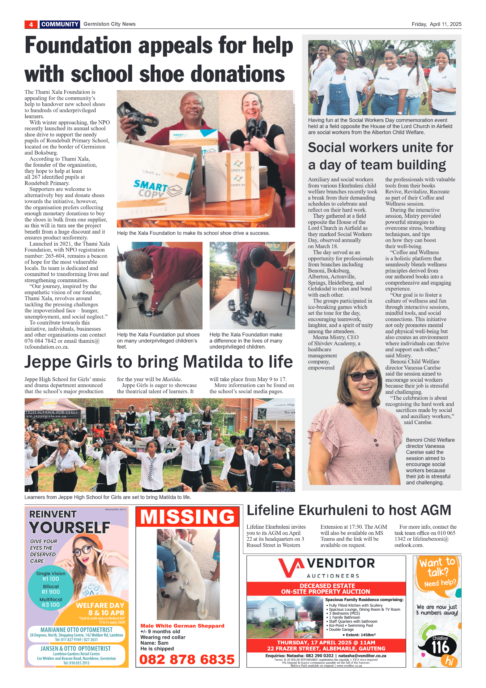 Germiston City News 11 April 2025 page 4