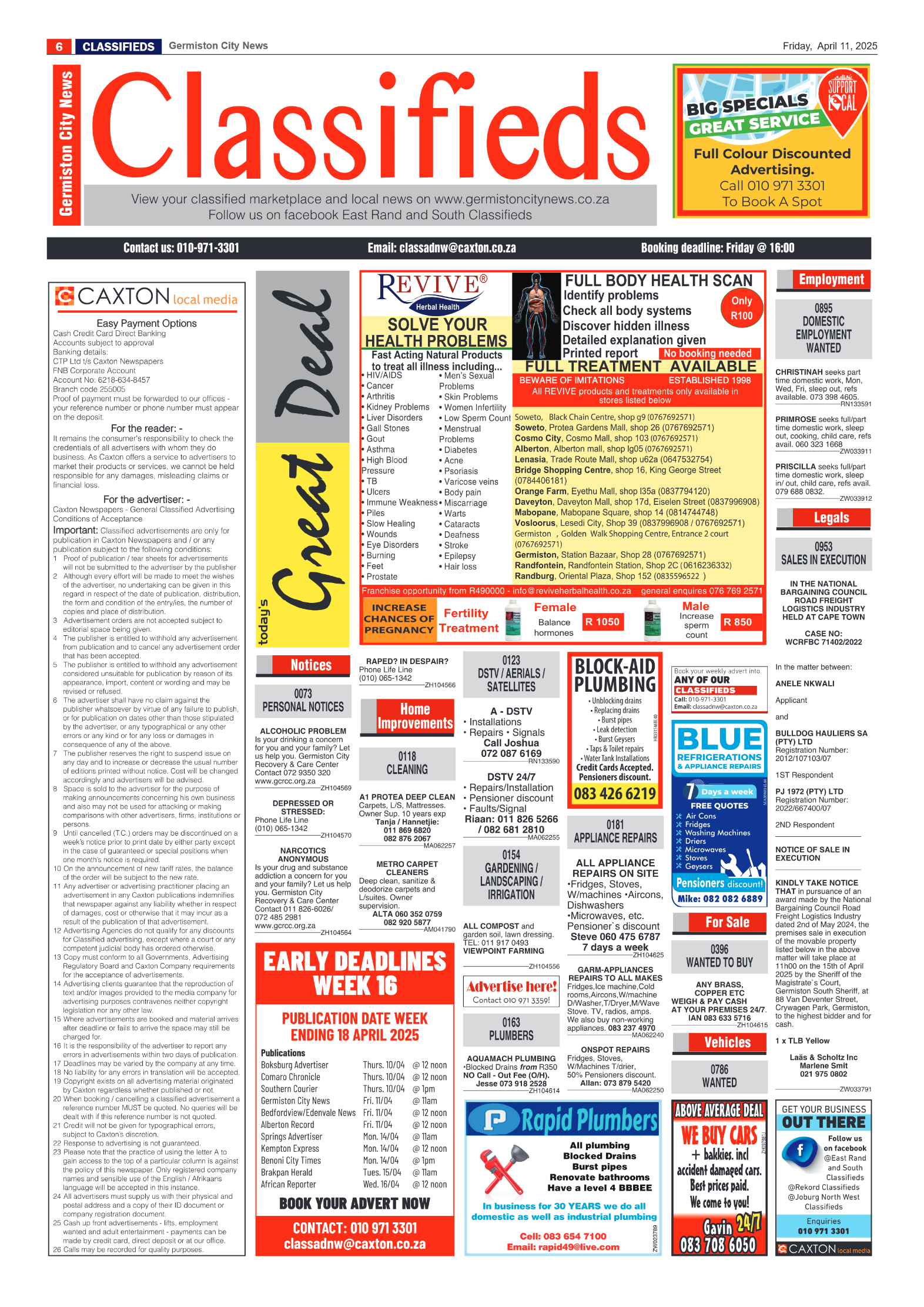 Germiston City News 11 April 2025 page 6