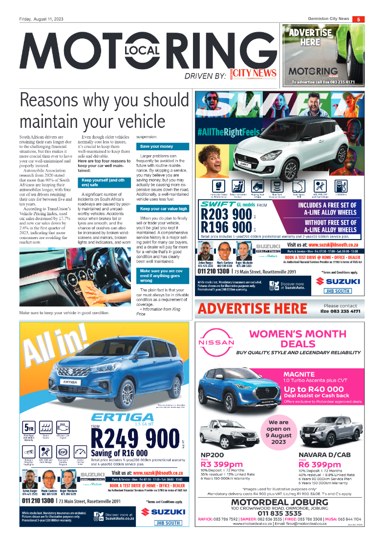 Germiston City News 11  August 2023 page 5