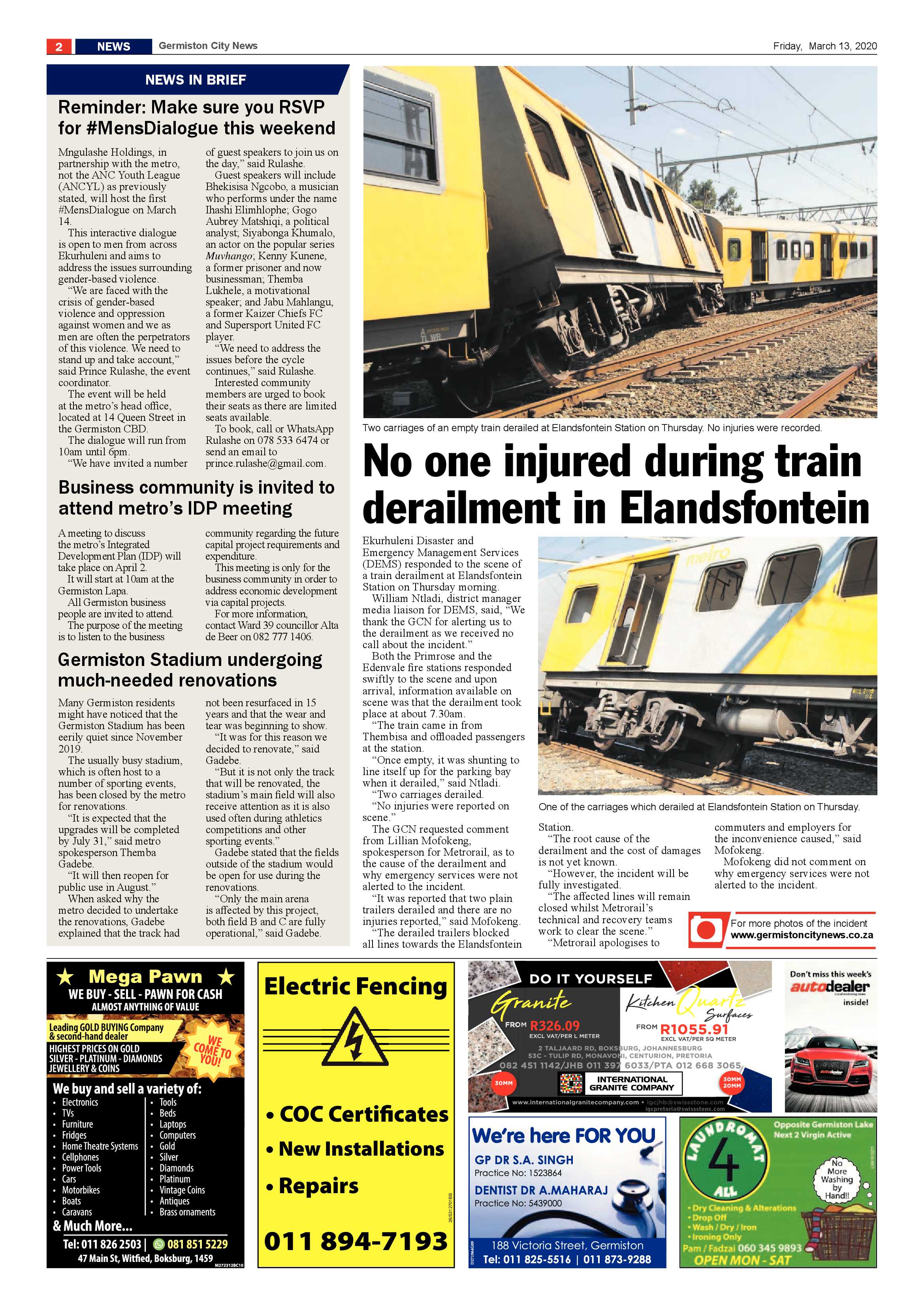 Germiston City News 11 March 2020 page 2