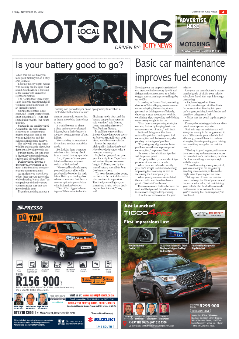 Germiston City News 11 Nov 2022 page 4