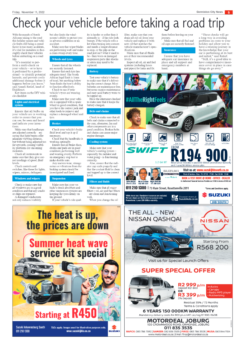 Germiston City News 11 Nov 2022 page 5