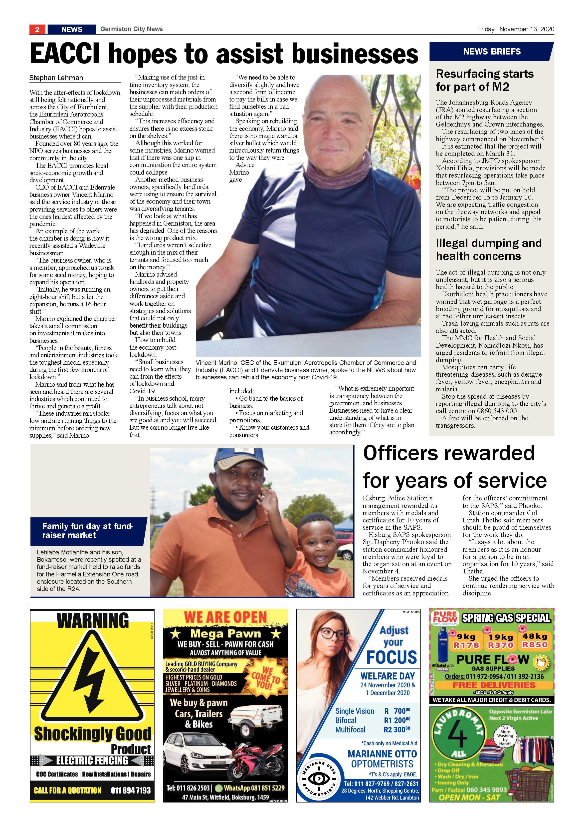 Germiston City News 11 November  2020 page 2