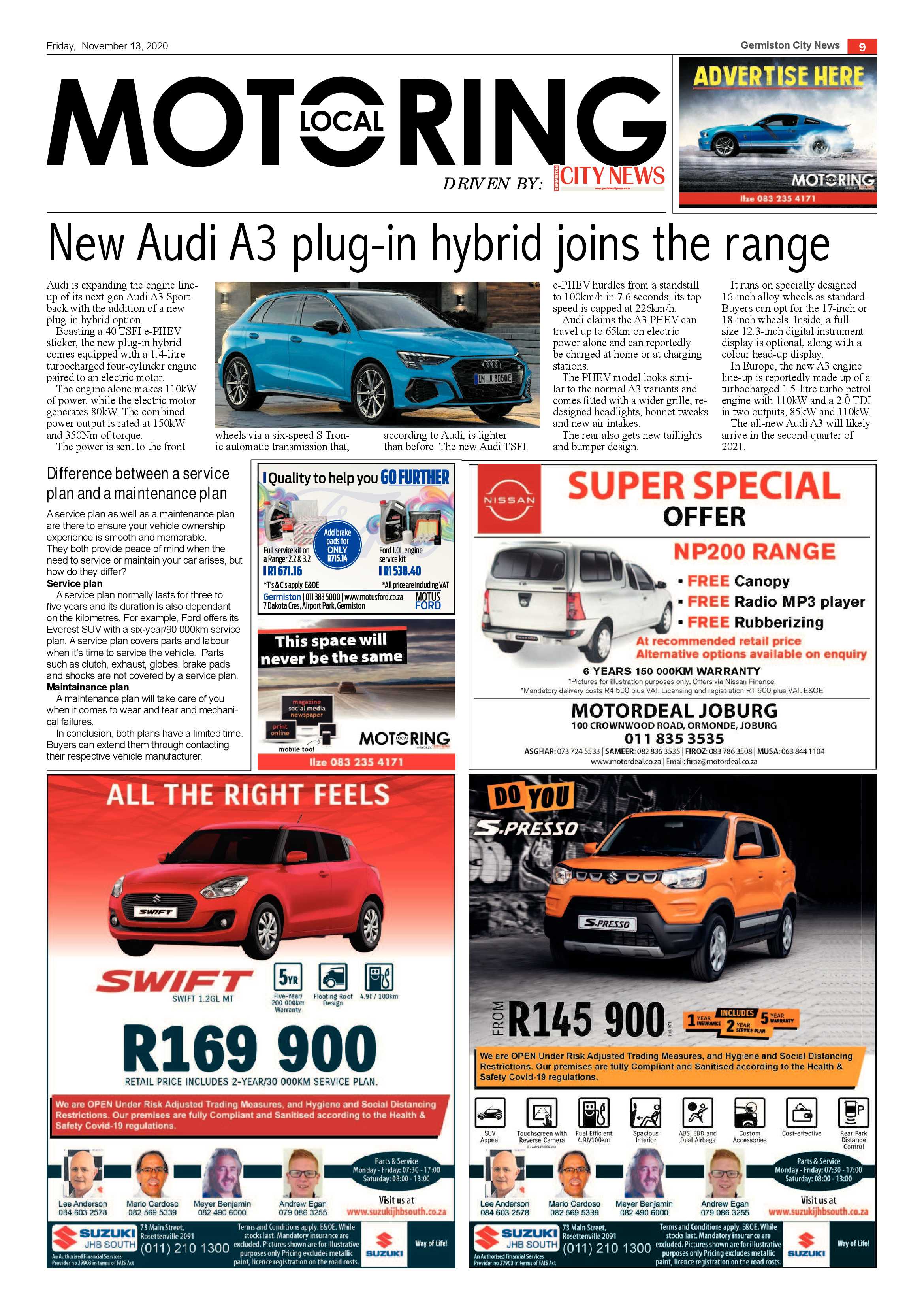 Germiston City News 11 November  2020 page 9
