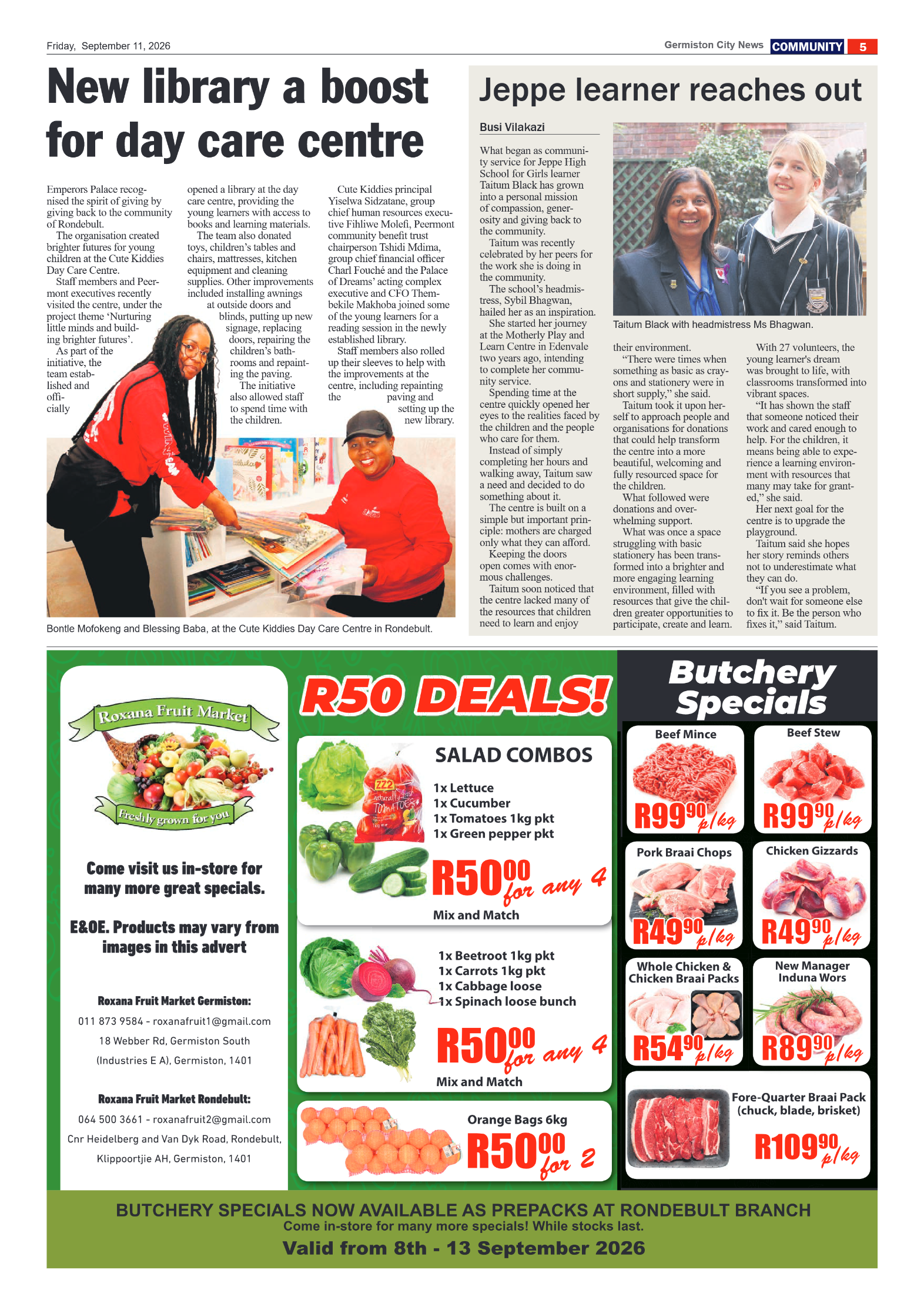 Germiston City News 11 September 2026 page 5