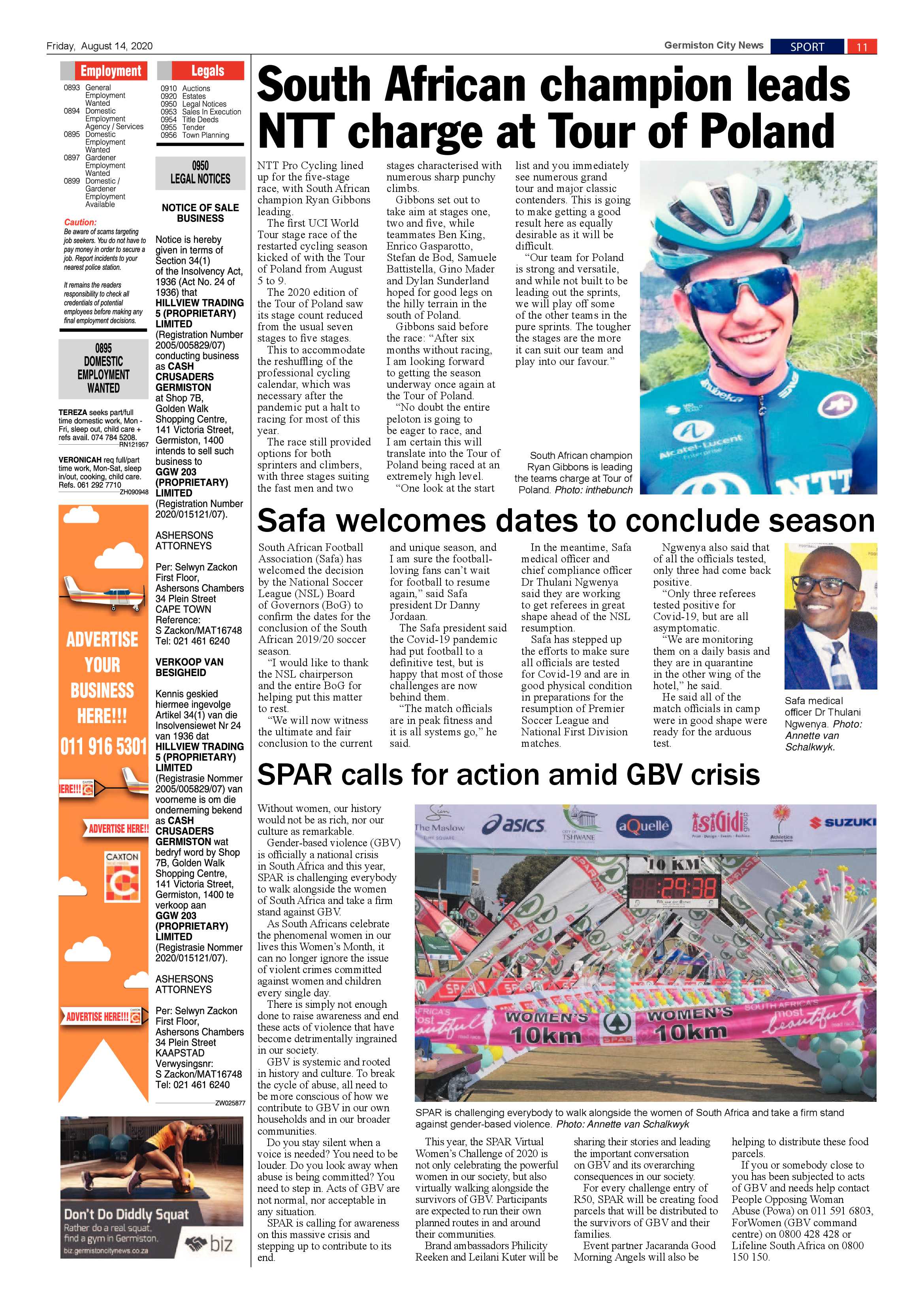 Germiston City News 12 August 2020 page 11