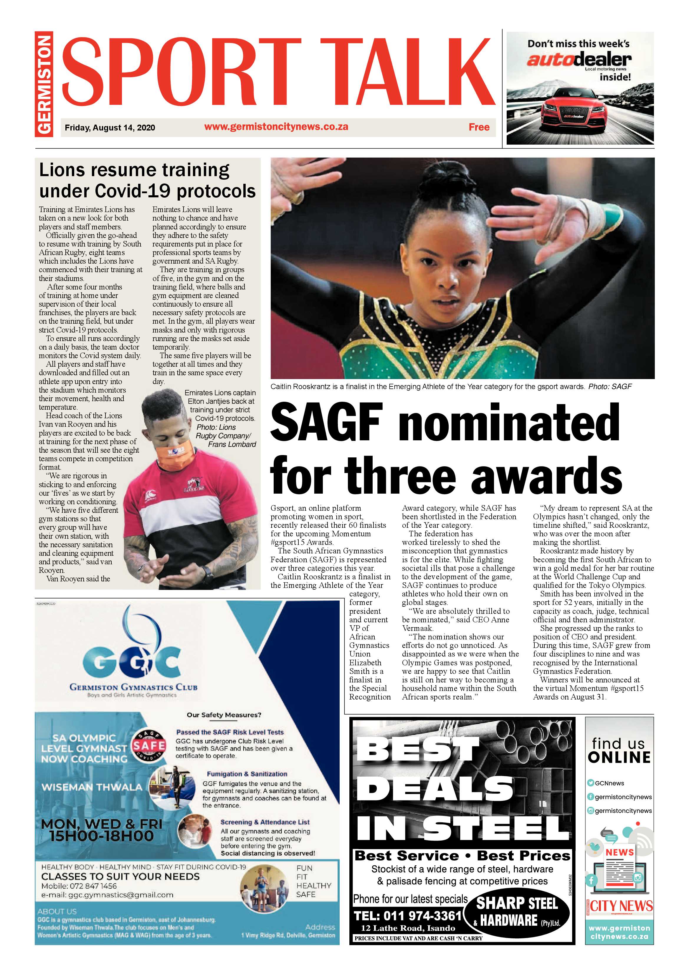 Germiston City News 12 August 2020 page 12