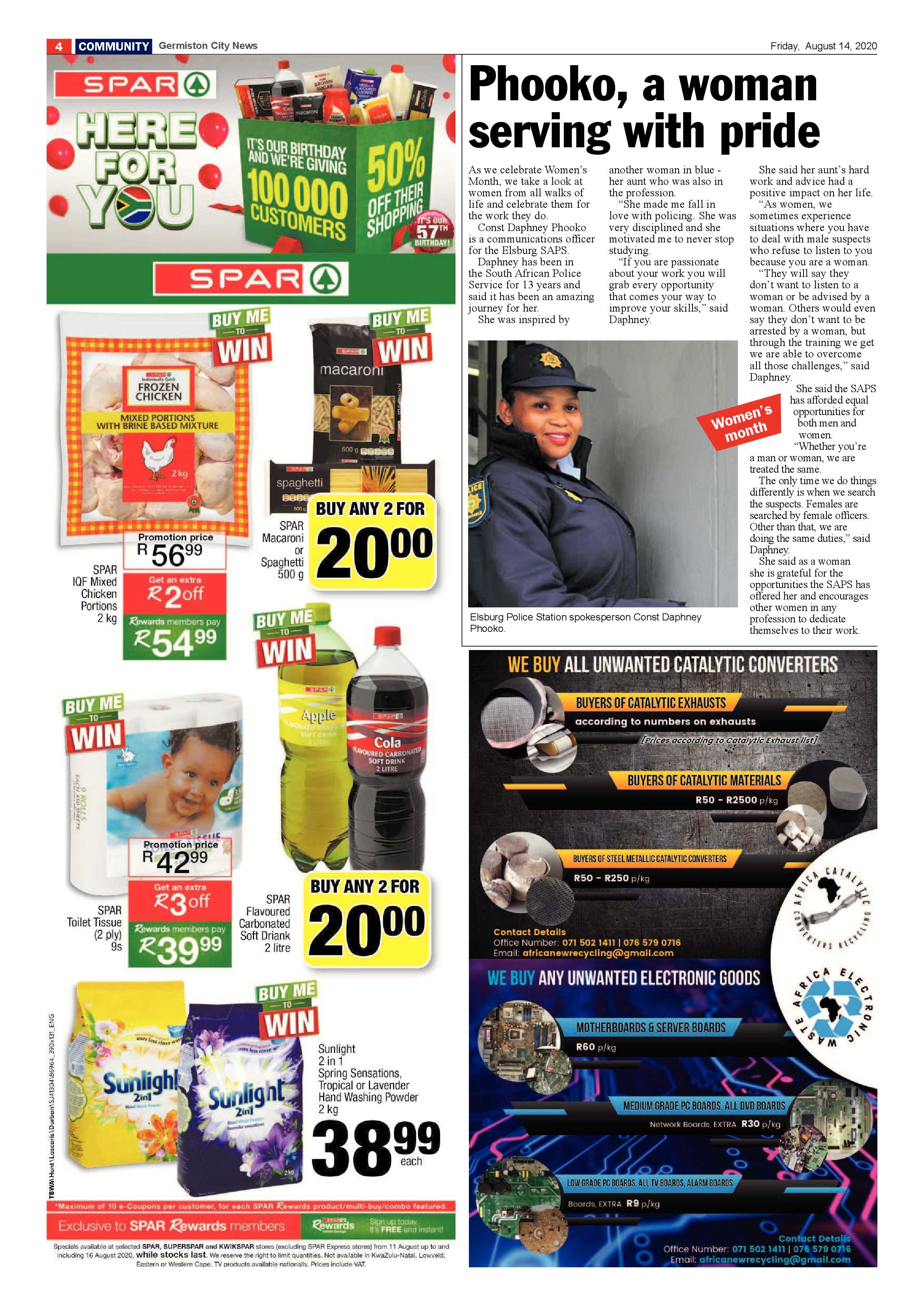 Germiston City News 12 August 2020 page 4