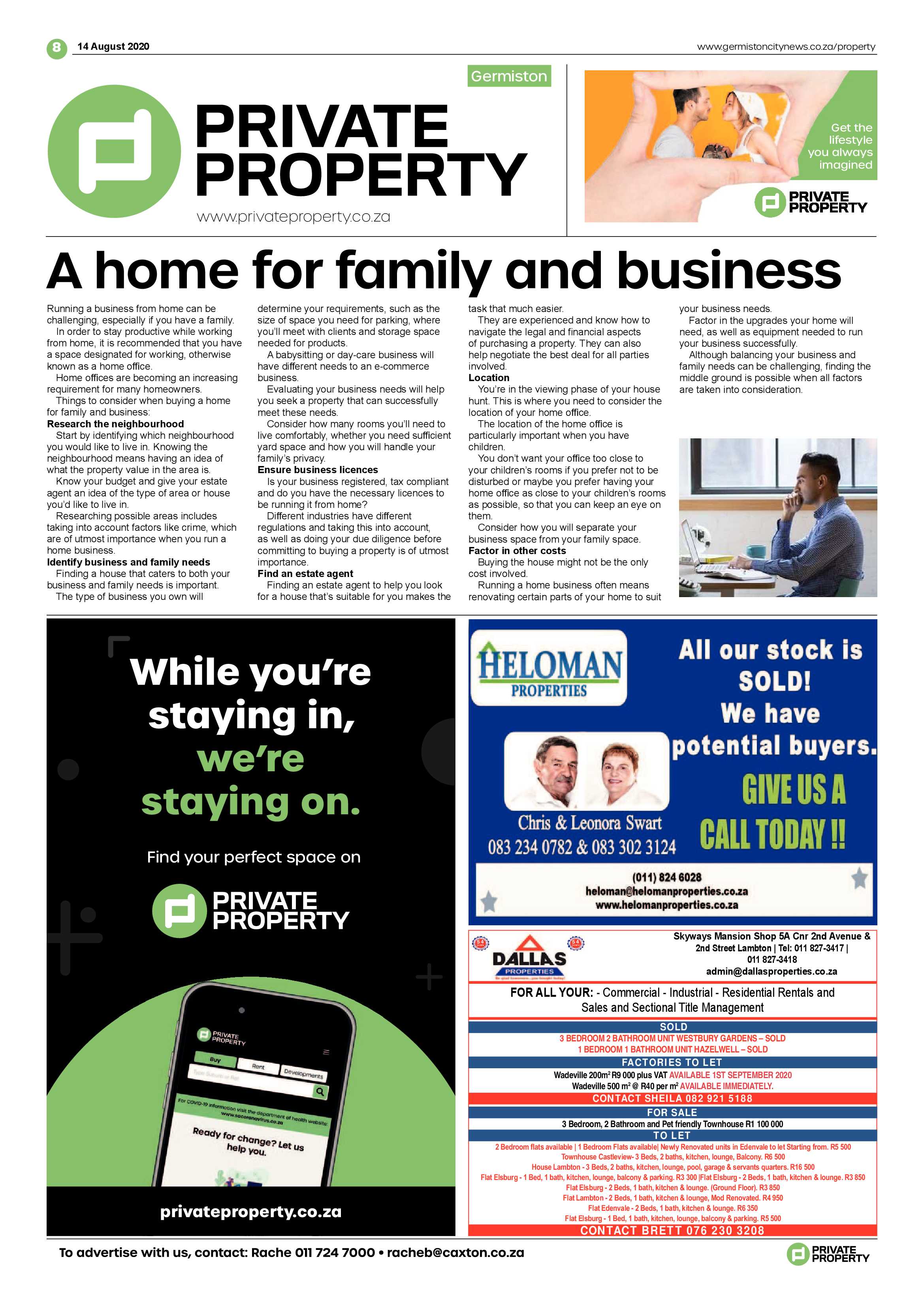 Germiston City News 12 August 2020 page 8