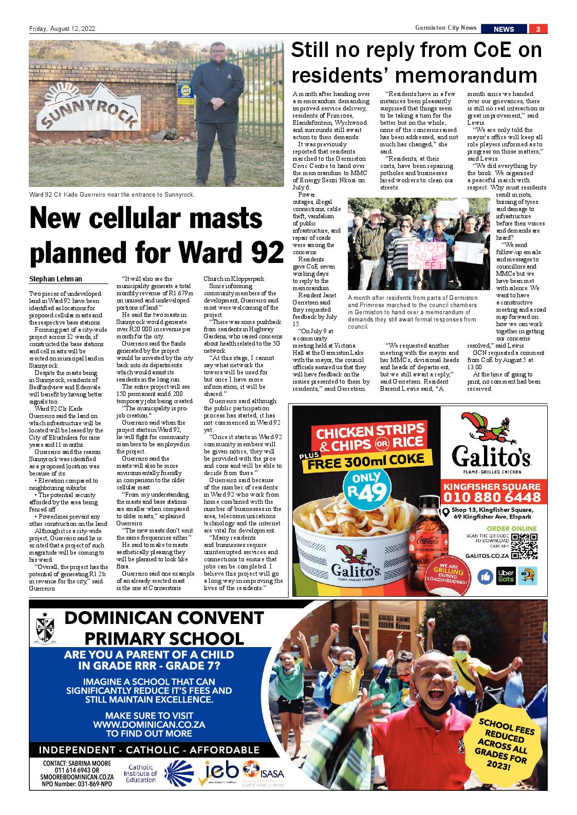 Germiston City News 12 August 2022 page 3