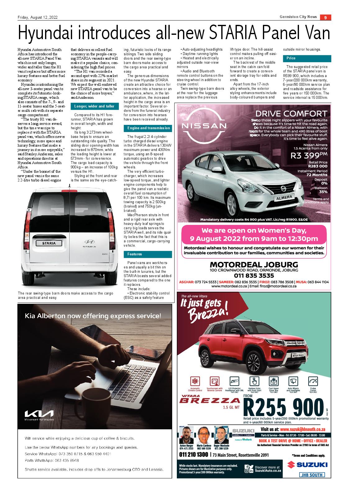 Germiston City News 12 August 2022 page 9