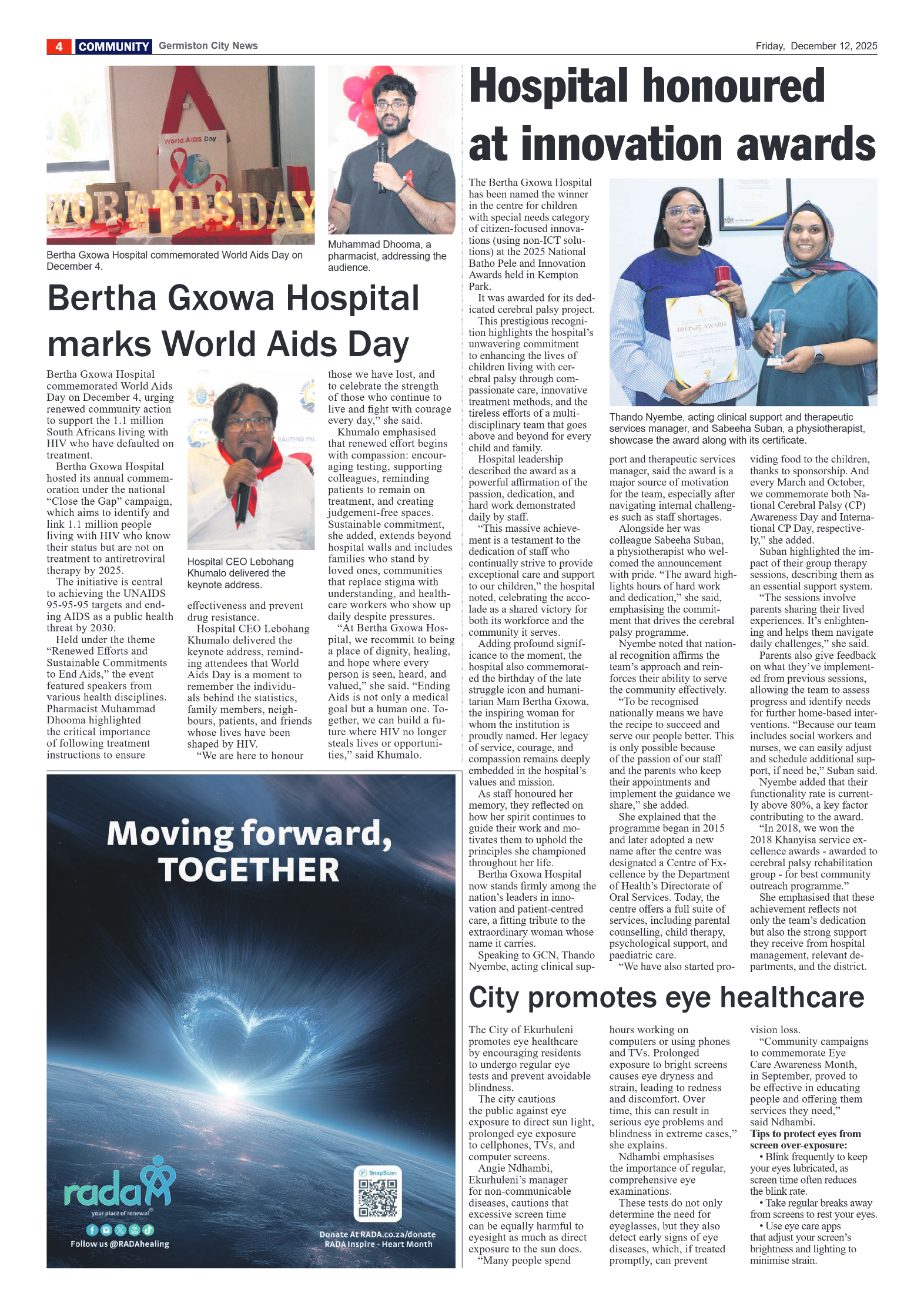 Germiston City News 12 December 2025 page 4