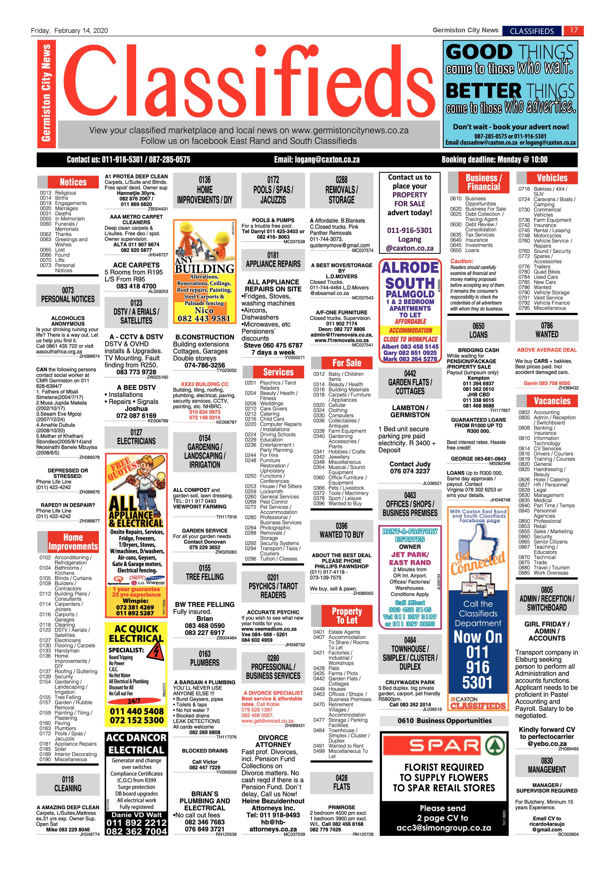 Germiston City News 12 February 2020 page 17