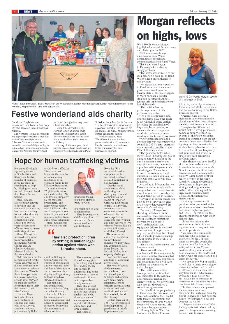 Germiston City News 12 January 2024 page 4