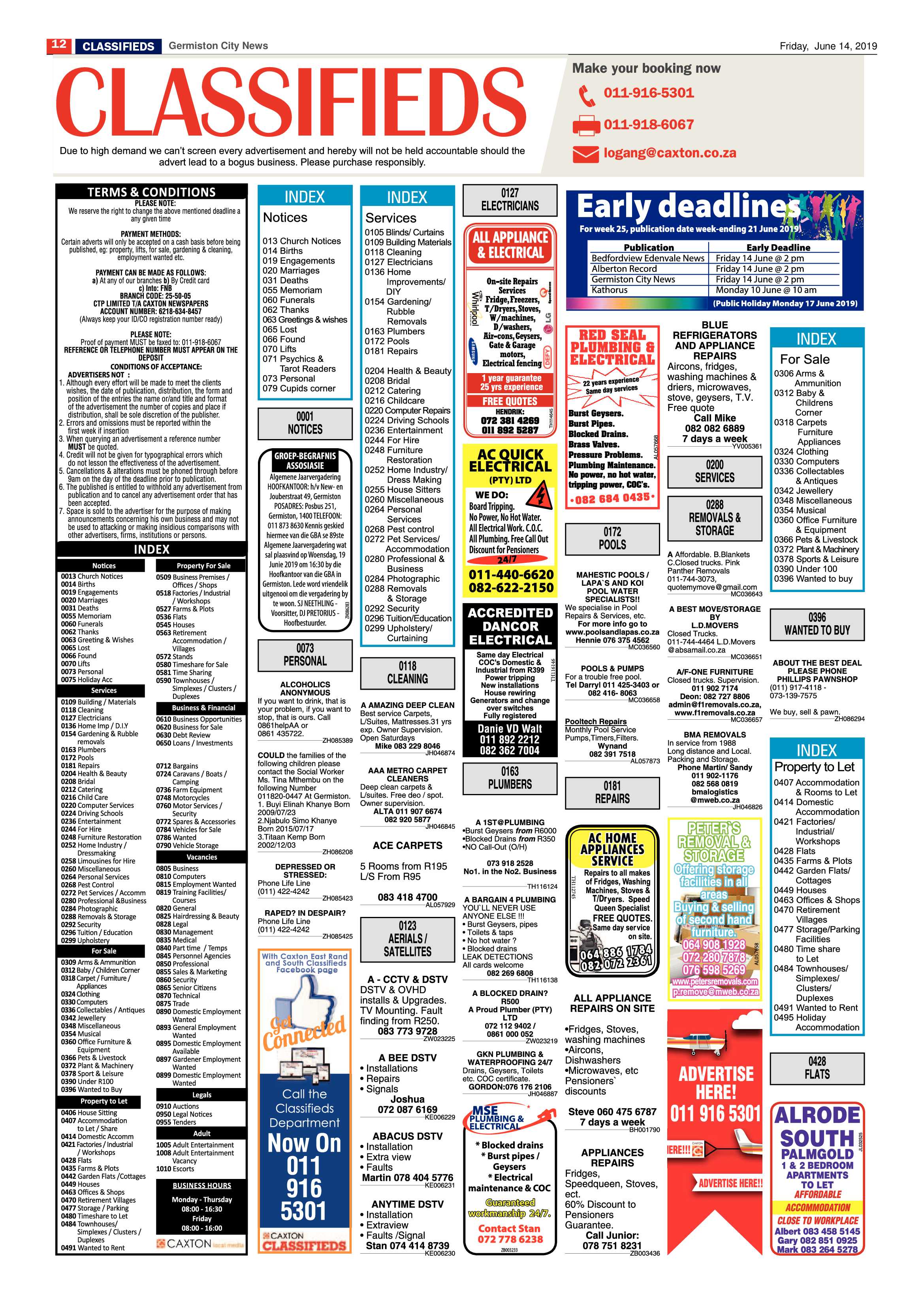 Germiston City News 12 June 2019 page 12