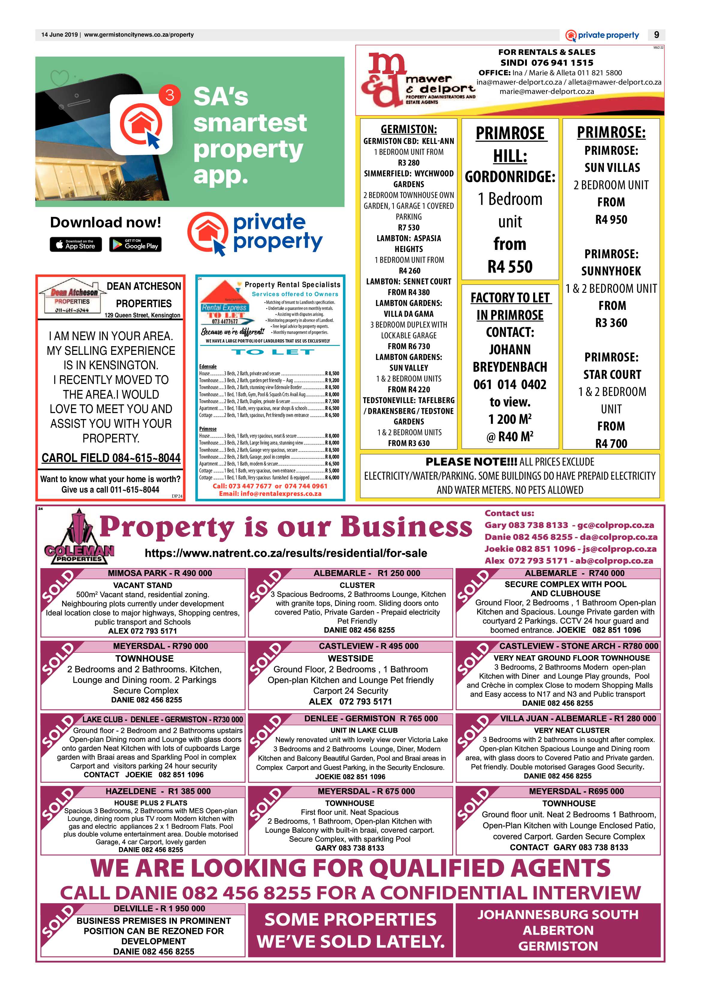 Germiston City News 12 June 2019 page 9