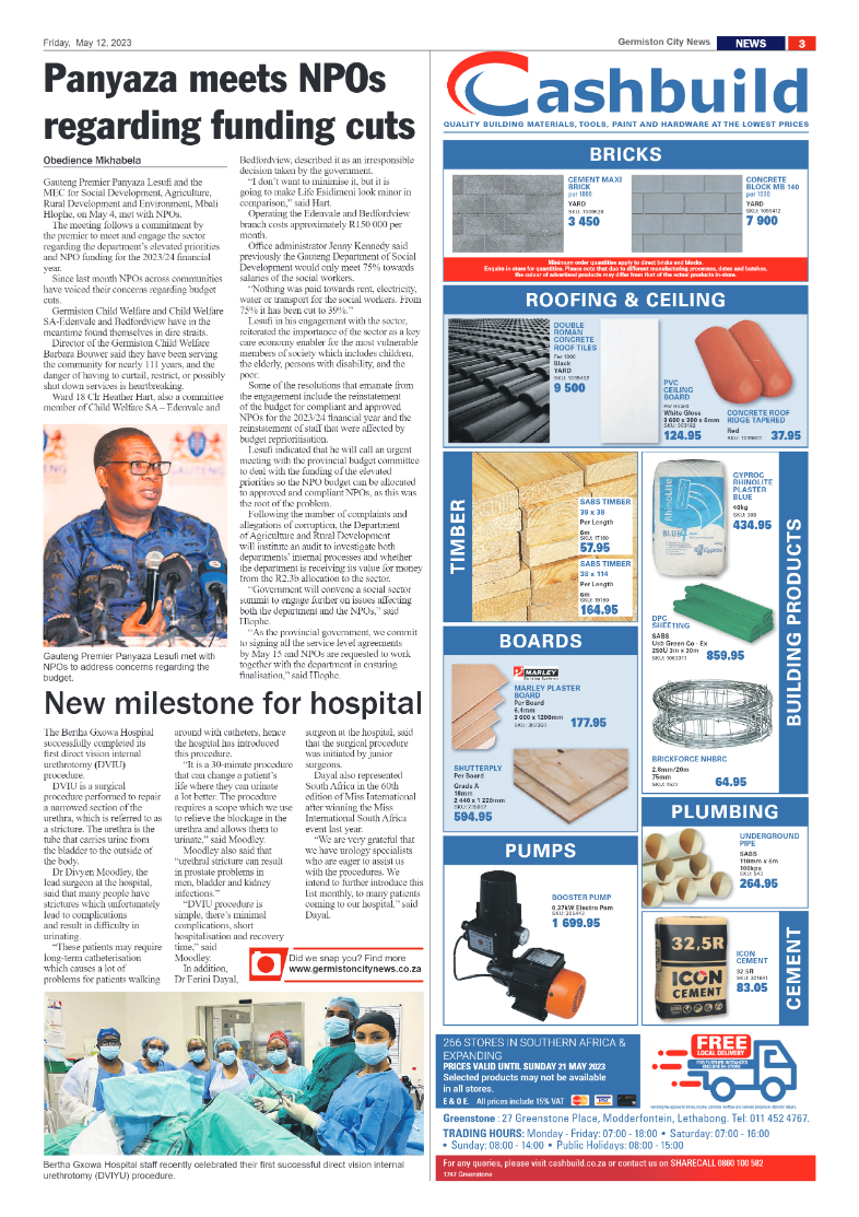Germiston City News 12 May 2023 page 3