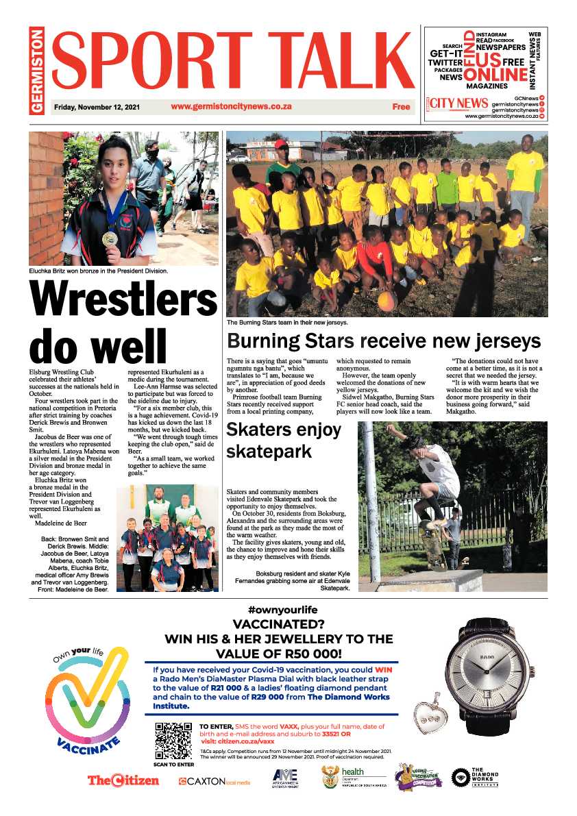 Germiston City News 12 November 2021 page 10