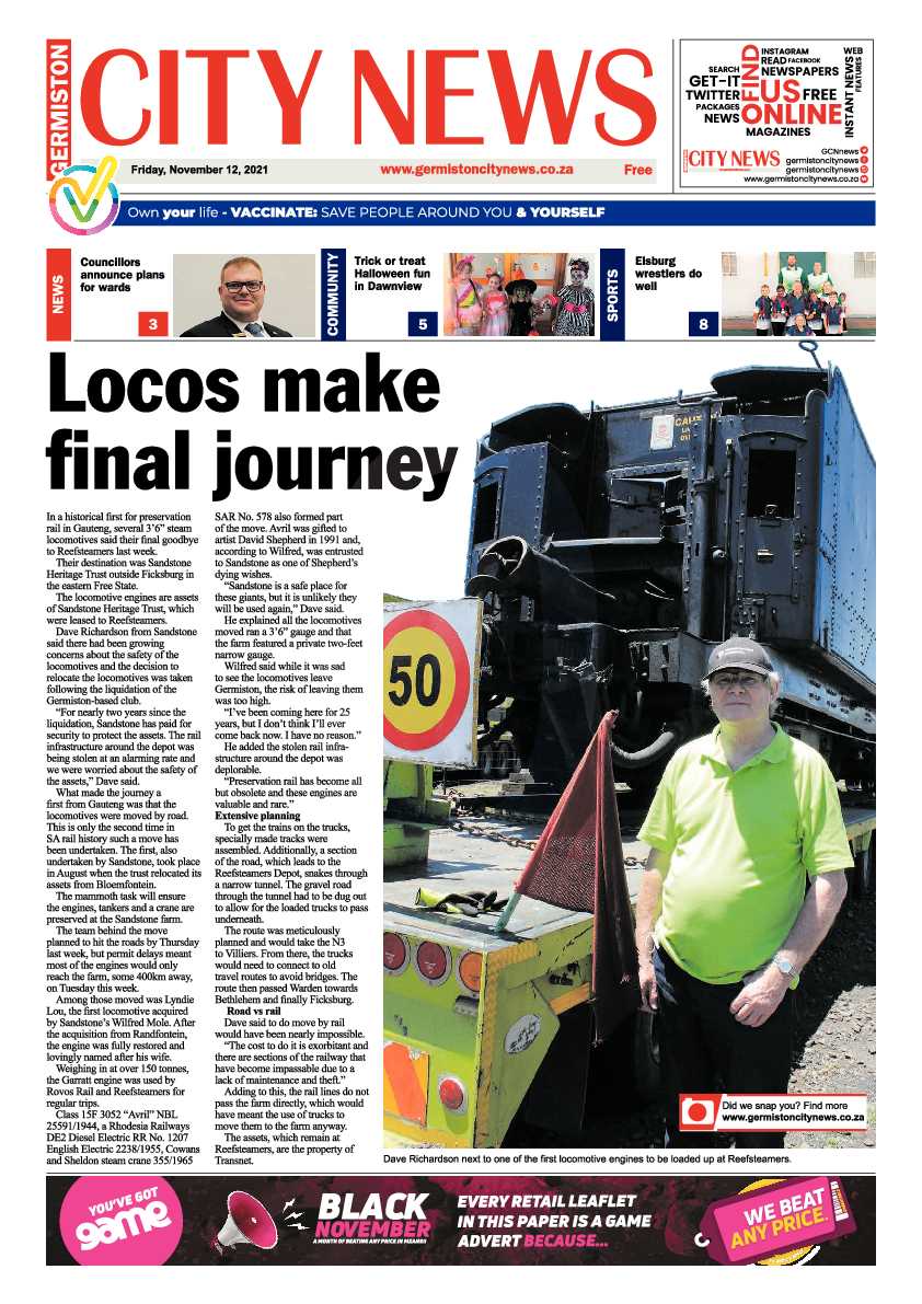 Germiston City News 12 November 2021 page 3