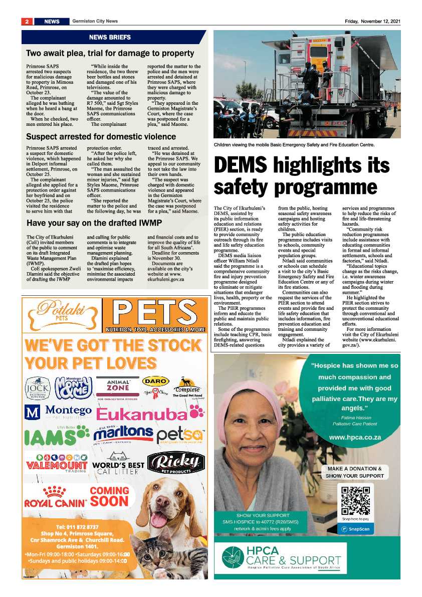 Germiston City News 12 November 2021 page 4