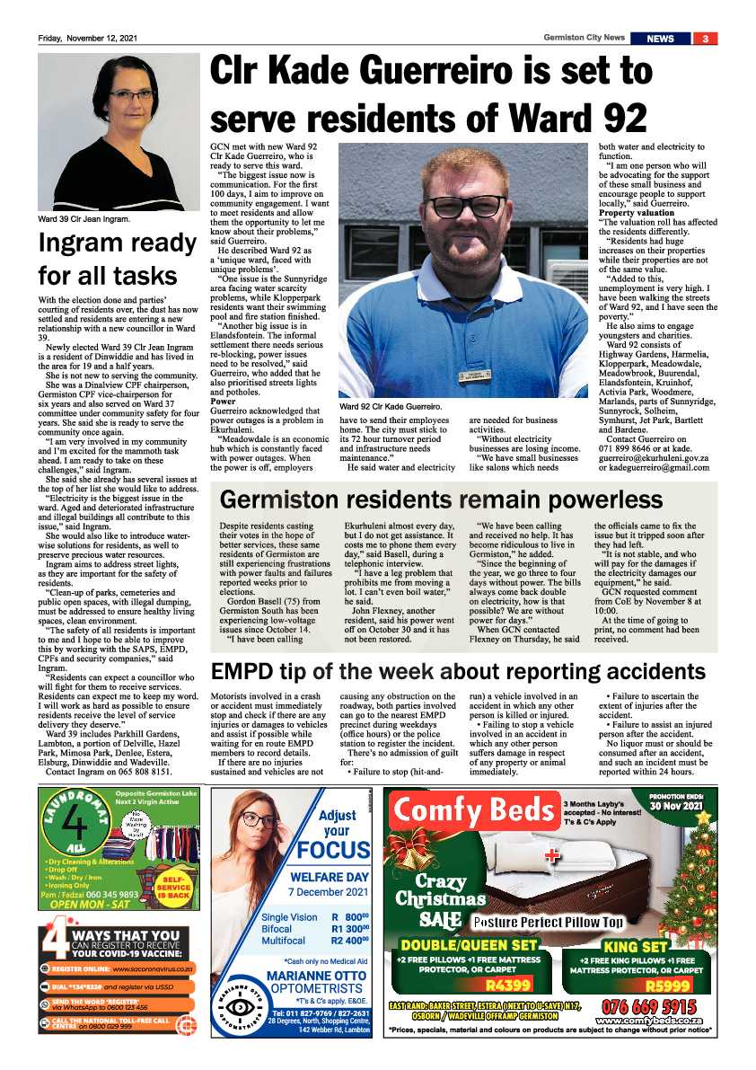 Germiston City News 12 November 2021 page 5