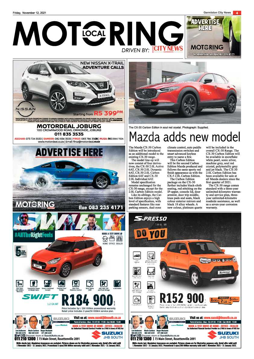 Germiston City News 12 November 2021 page 6