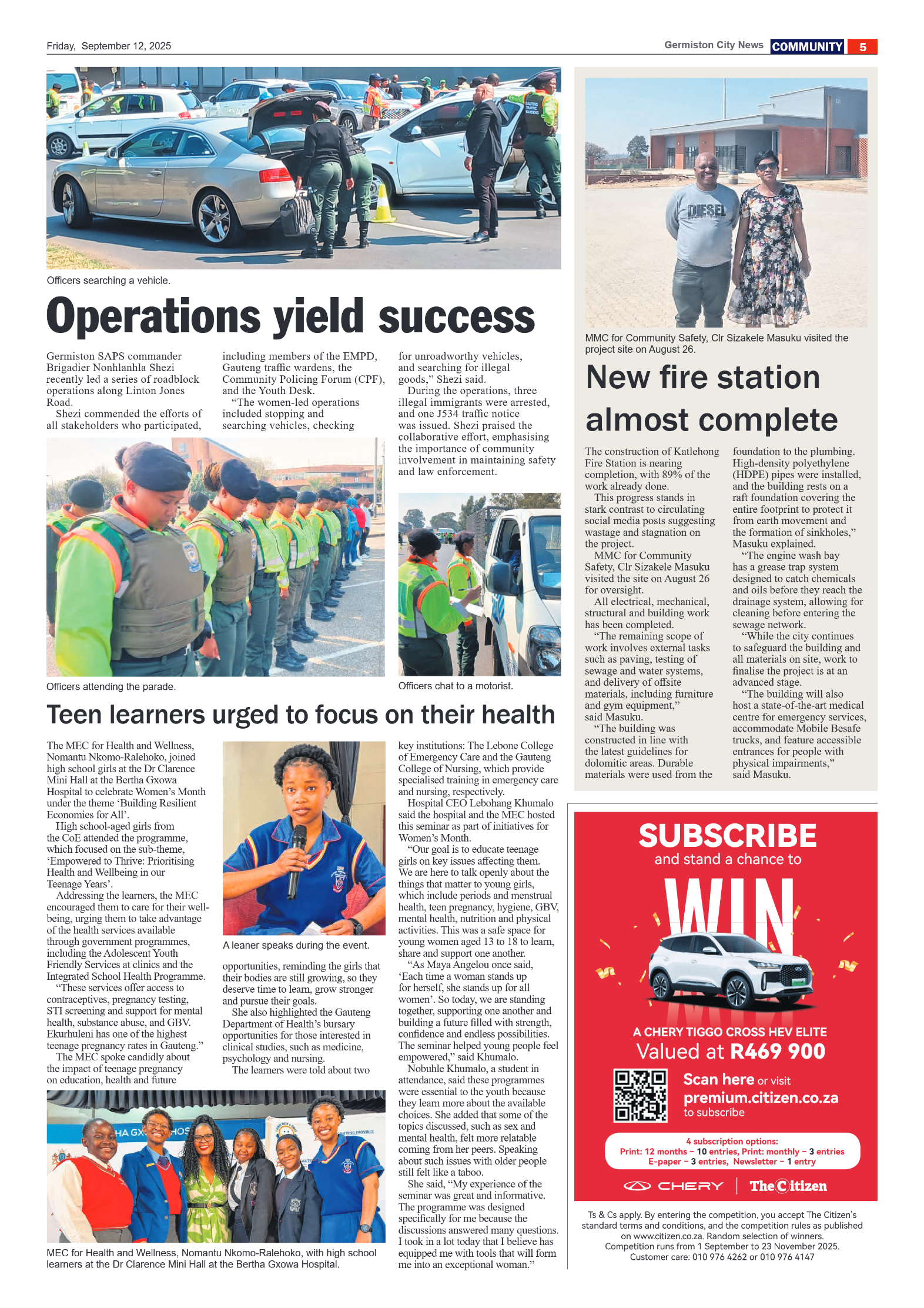 Germiston City News 12 September 2025 page 5