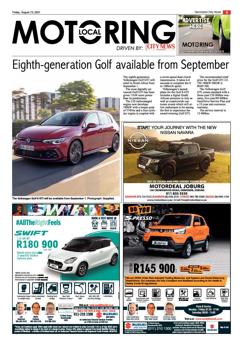 Germiston City News 13 August 2021 page 5