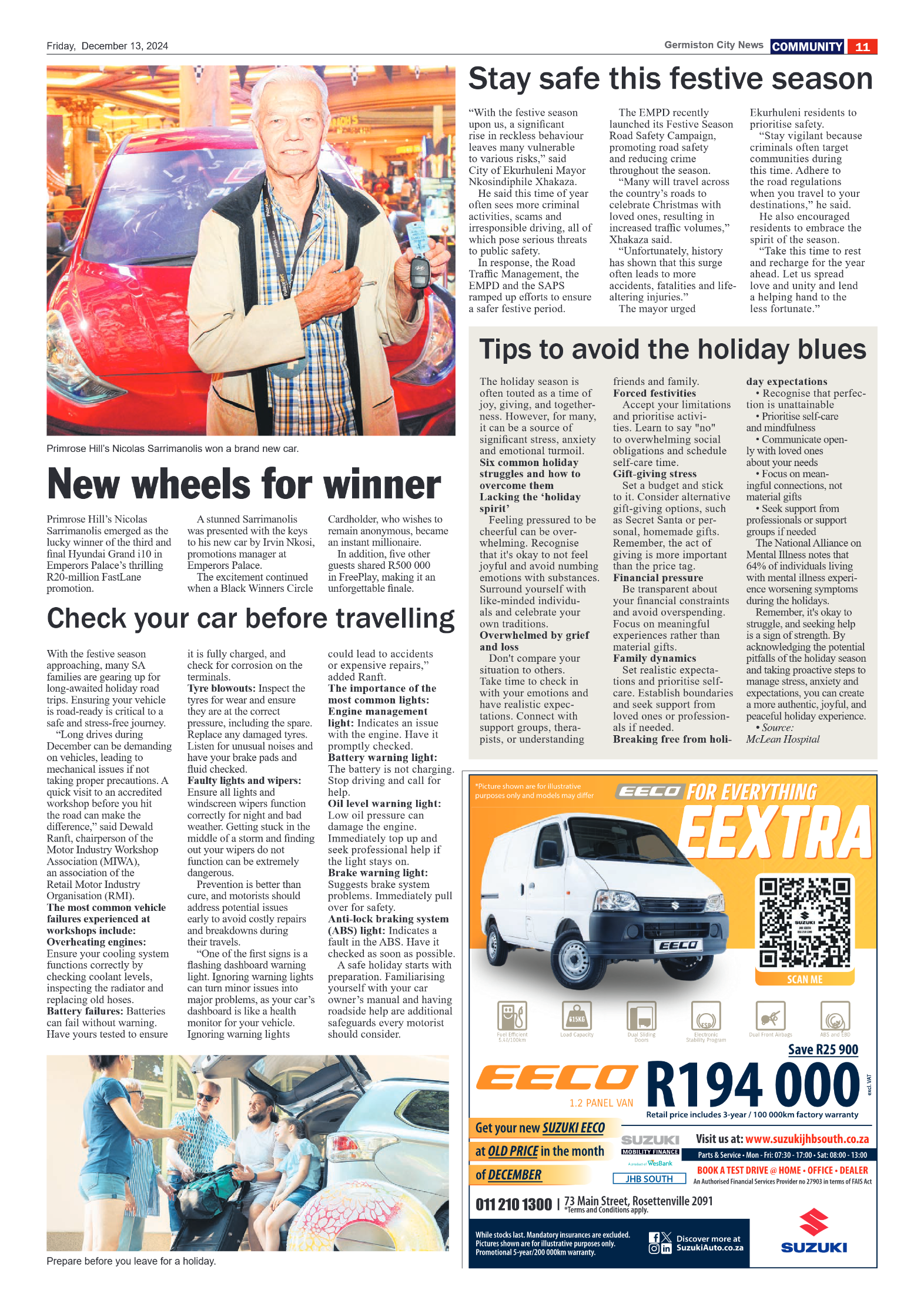 Germiston City News 13 December 2024 page 11