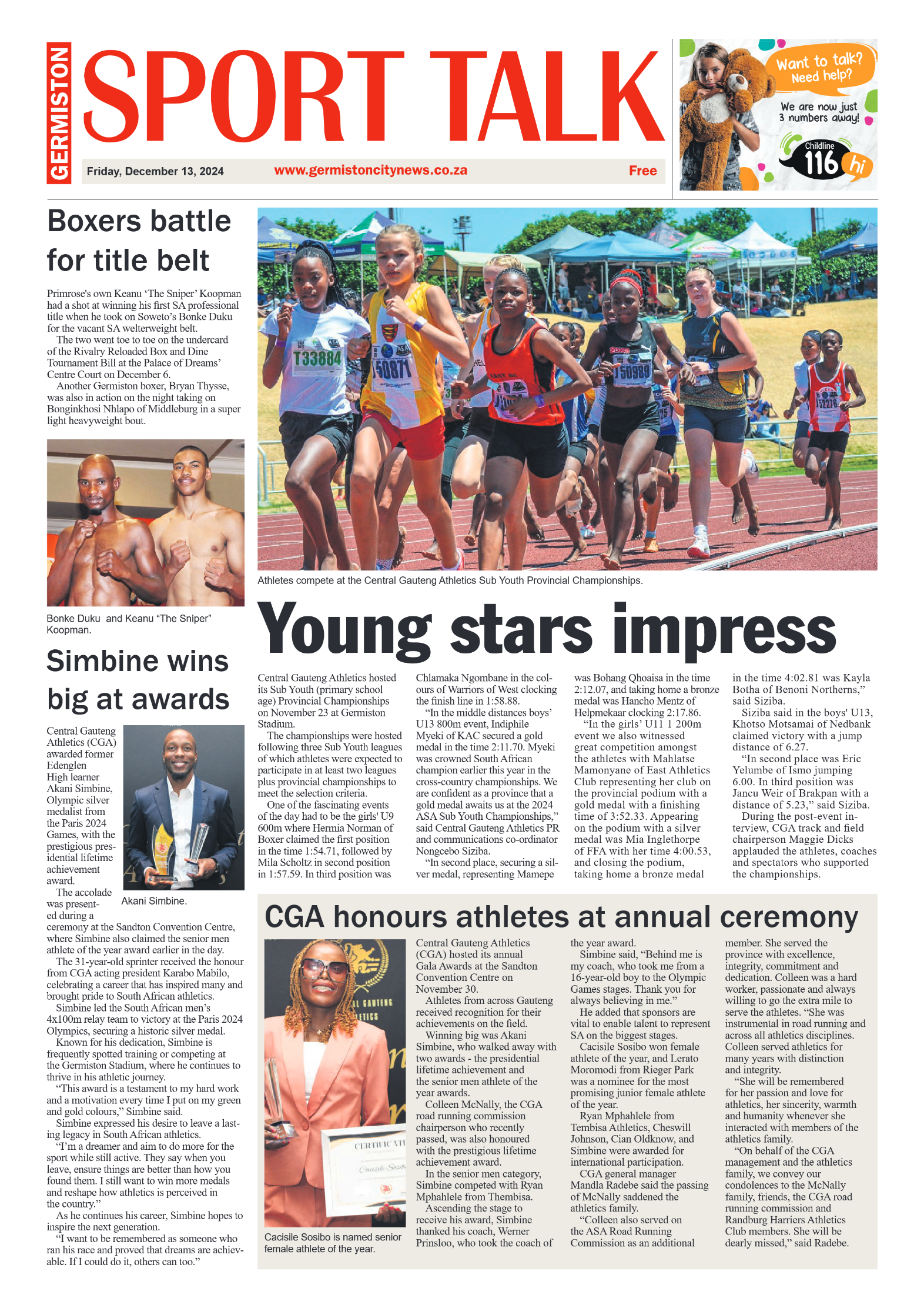Germiston City News 13 December 2024 page 12