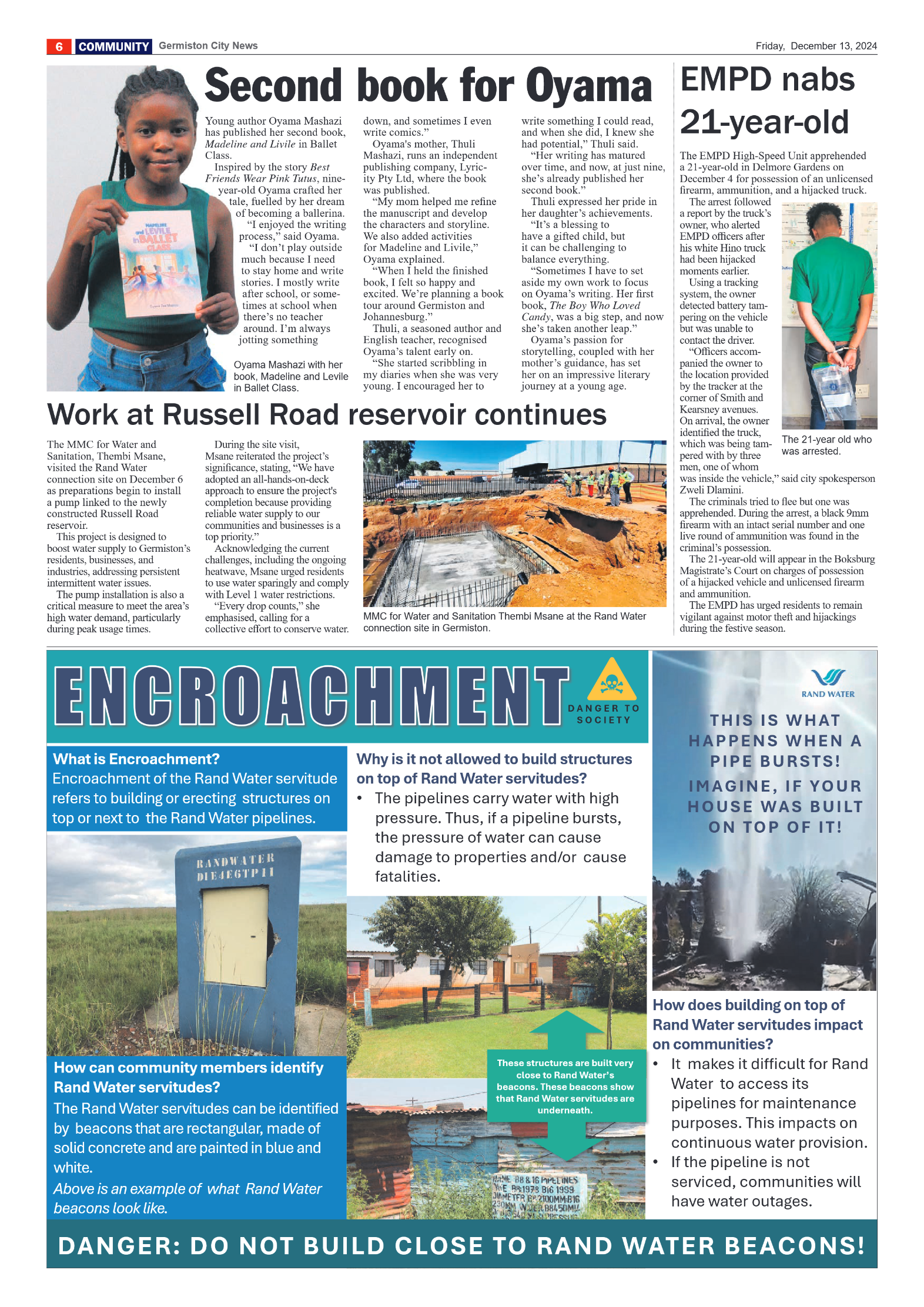 Germiston City News 13 December 2024 page 6