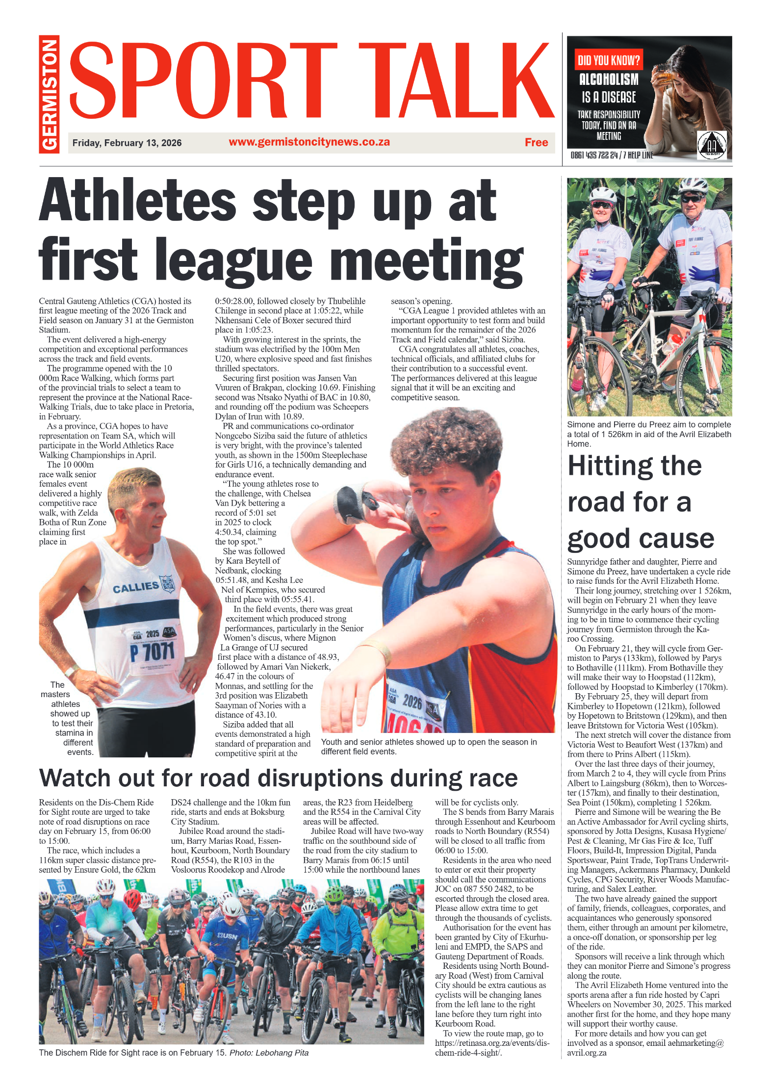 Germiston City News 13 February 2026 page 8