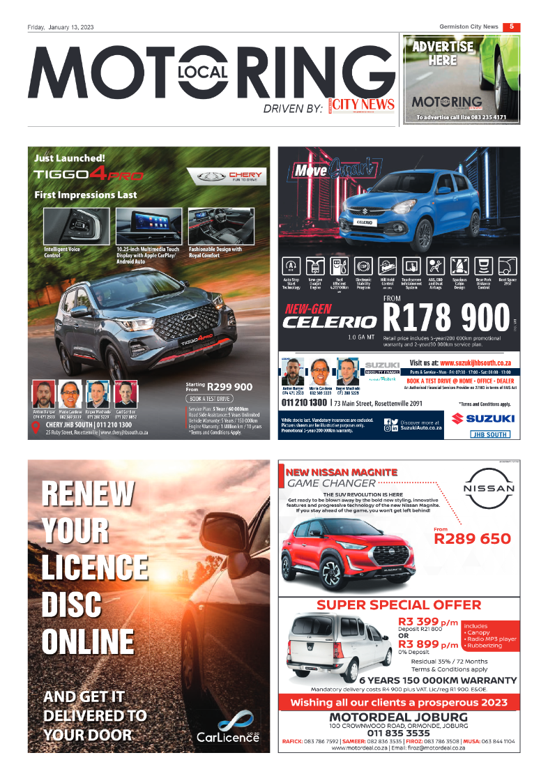 Germiston City News 13 January 2023 page 5