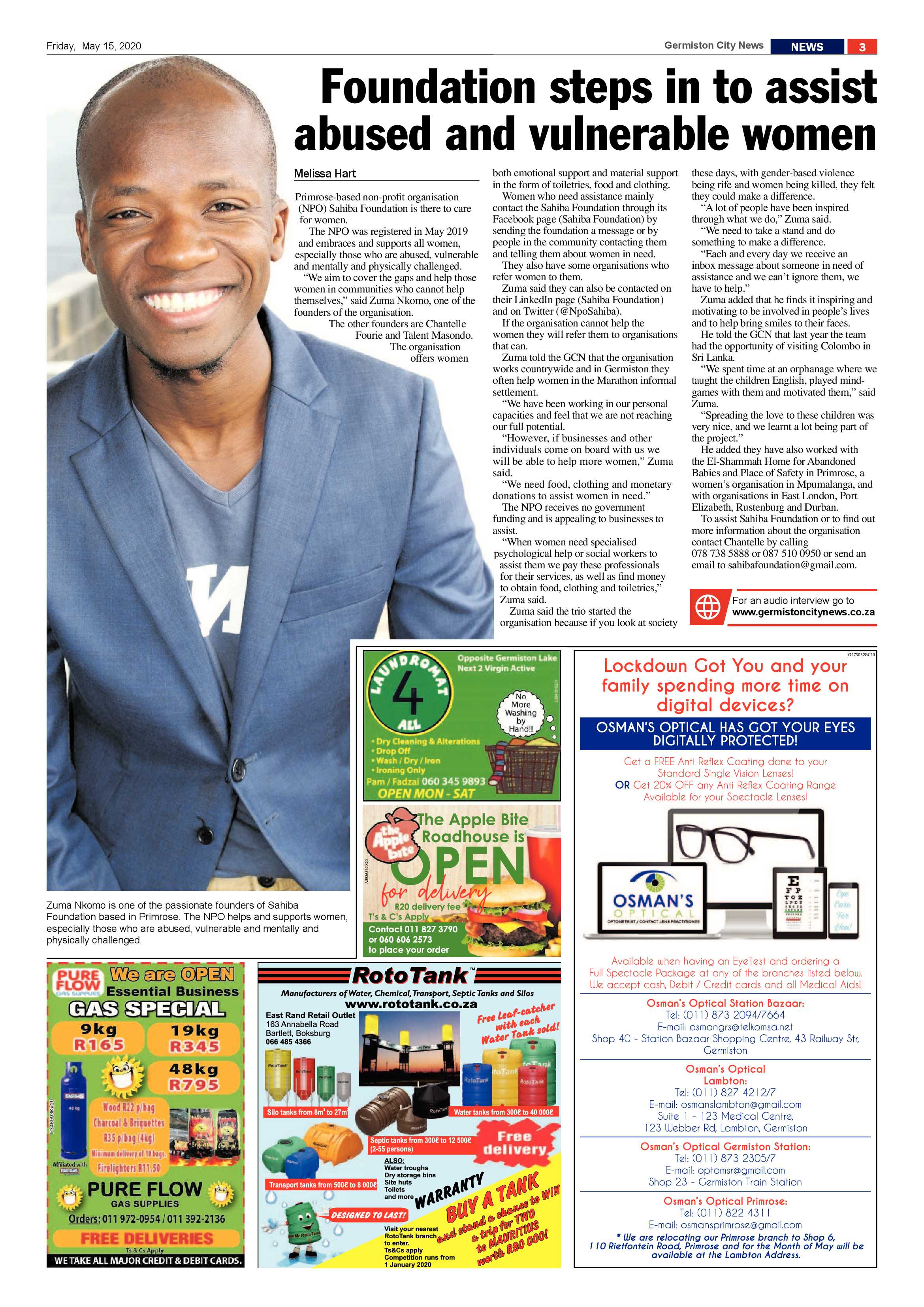 Germiston City News 13 May 2020 page 3